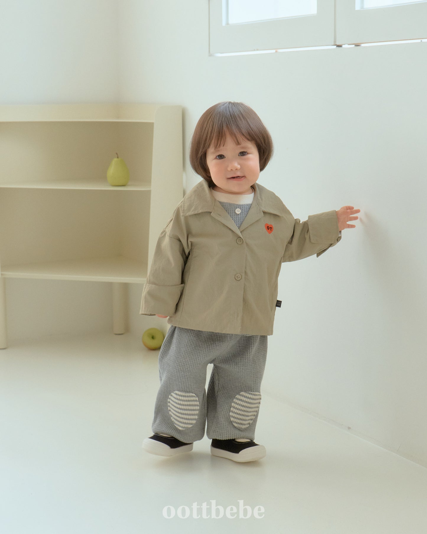 韓國童裝 | OT25330 Kids Pastel Shirt Jacket