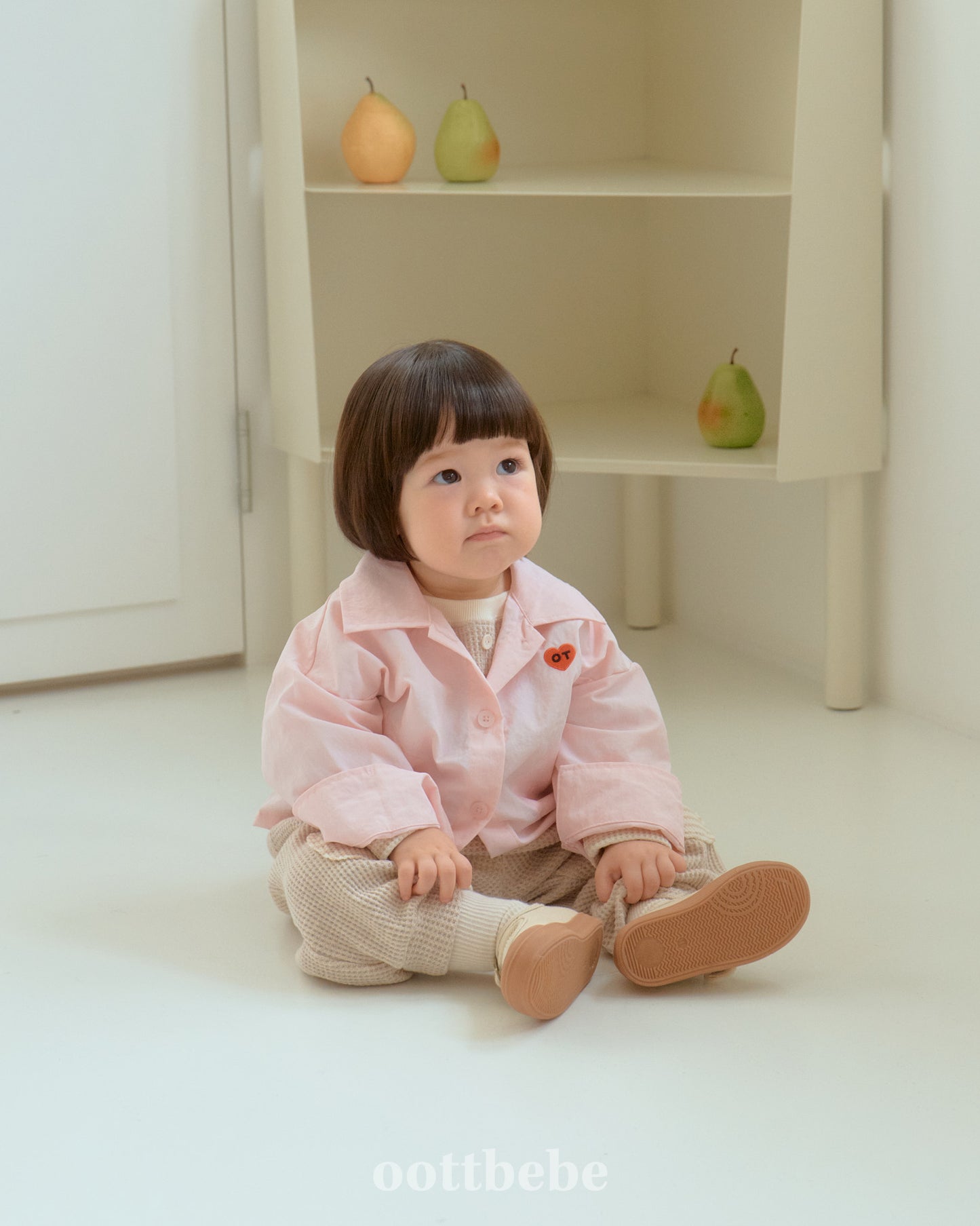 韓國童裝 | OT25330 Kids Pastel Shirt Jacket