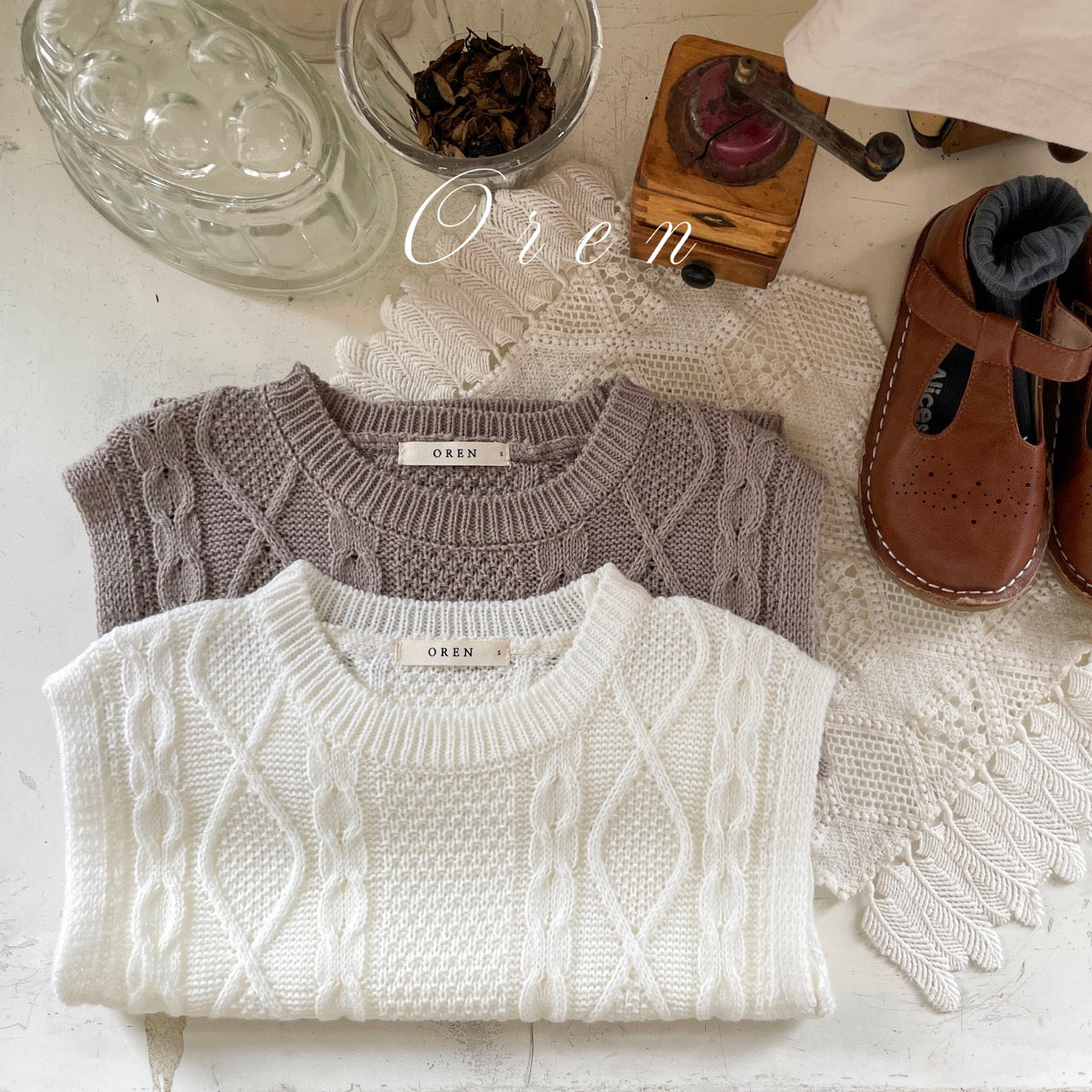 韓國童裝 25秋 | OR25321 Knit Vest