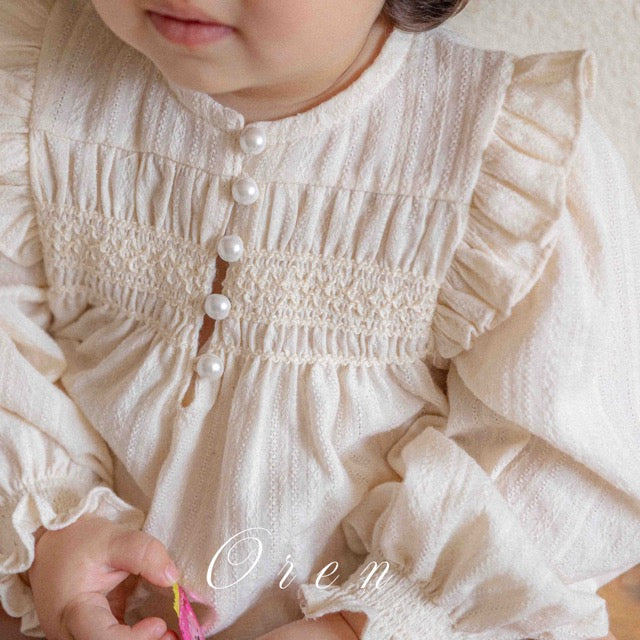 韓國童裝 25秋 | OR25324 Miel Smokin OPS & Baby Suit