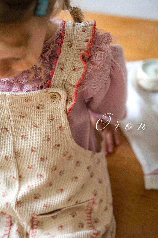 ้ๅ็ซฅ่ฃ 25็ง | OR25336 Madeleine Waffle Overalls