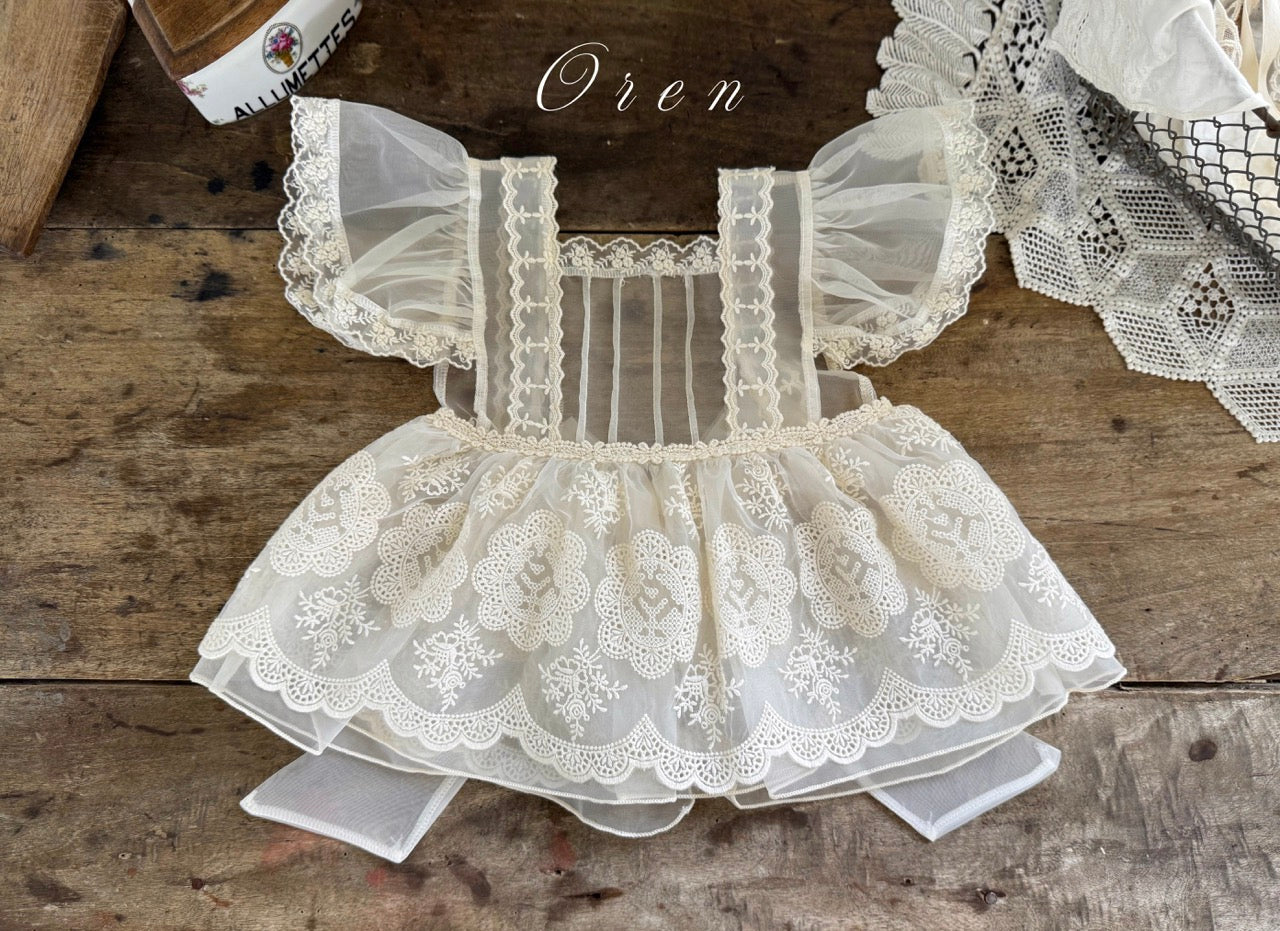韓國童裝 25秋 | OR25347 Minette Organza Bustier
