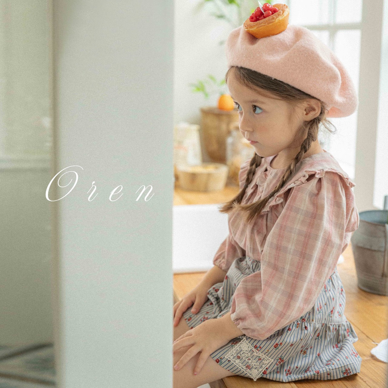 韓國童裝 25秋 | OR25341 Marche Check Blouse