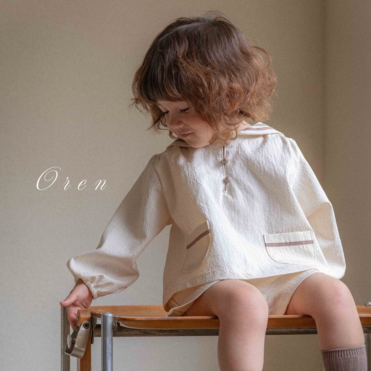 韓國童裝 25秋 | OR25312 Lucien Marine Collection - Top and bottom Set