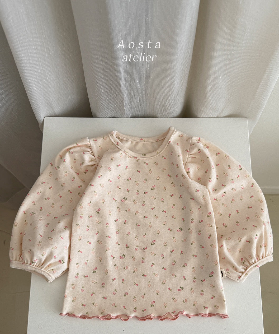 韓國童裝 25秋 | AO25323 Le Puff Tee