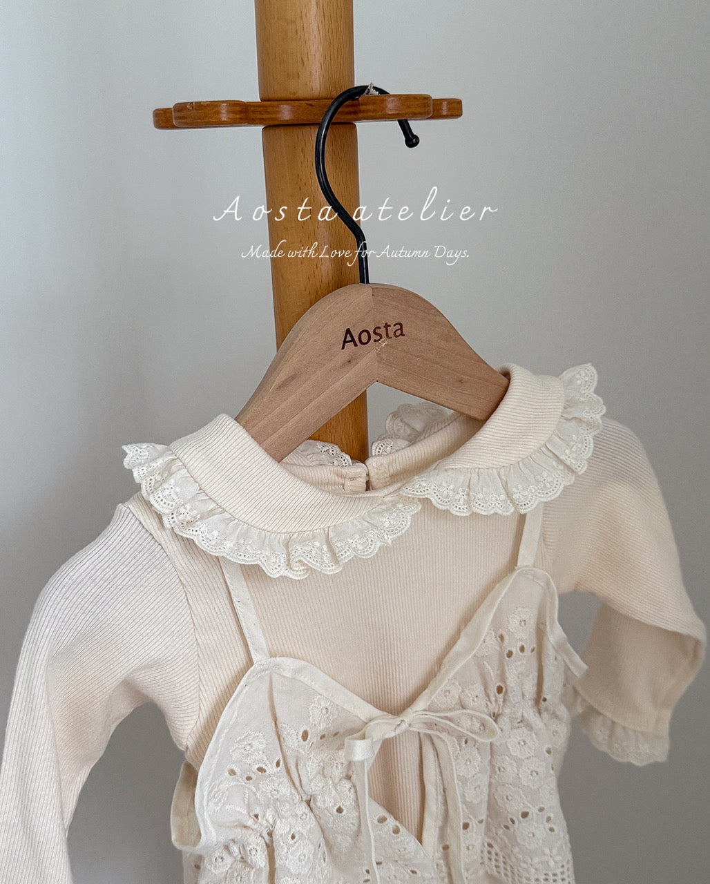 韓國童裝 25秋 | AO25341 Jennie Collar Tee