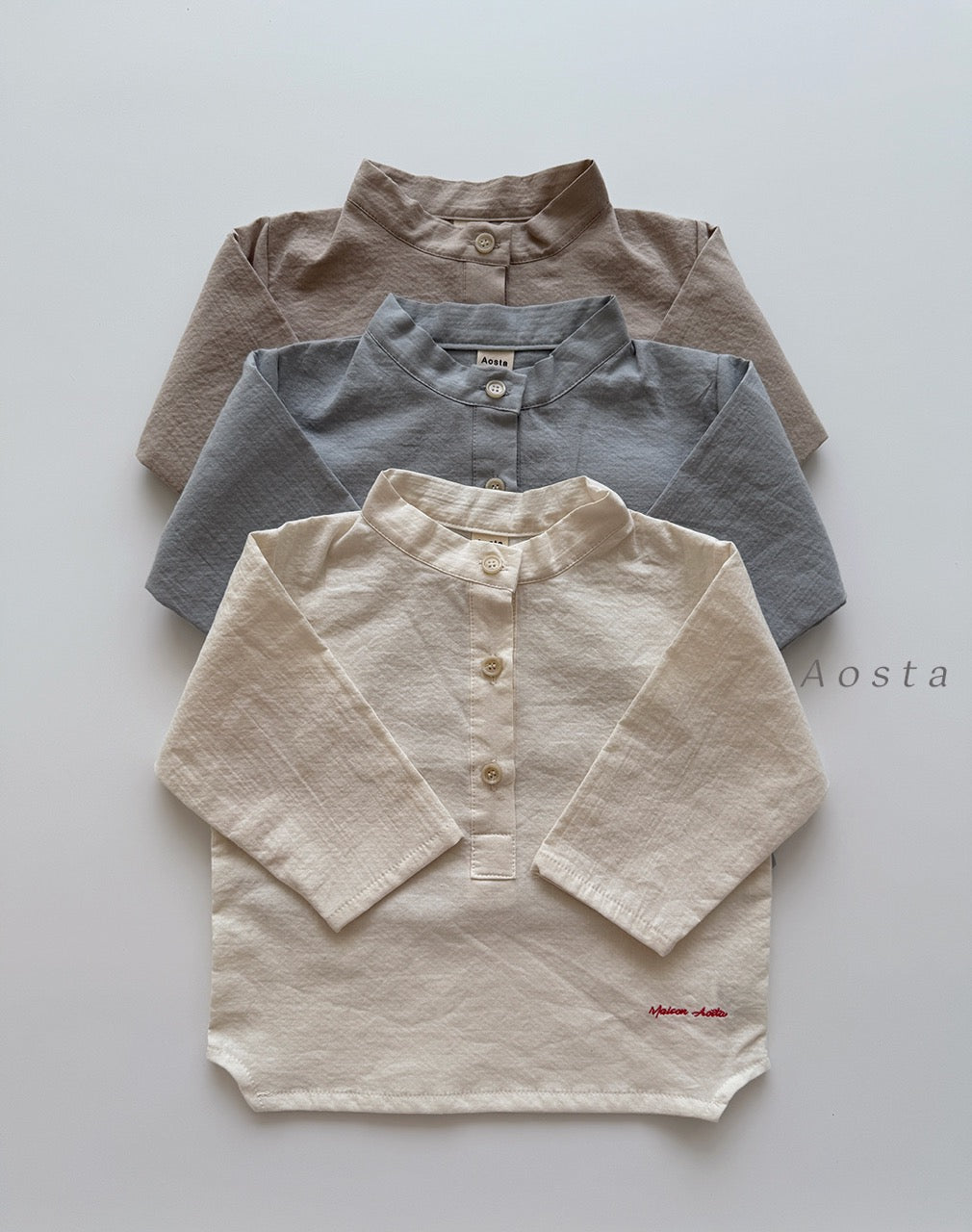 韓國童裝 25秋 | AO25329 Maison Shirt