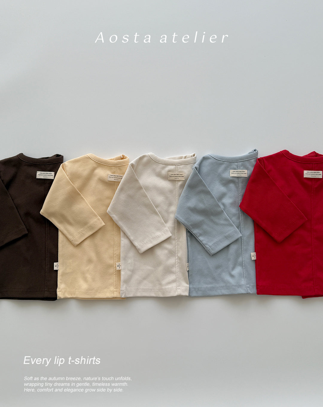 韓國童裝 25秋 | AO25336 Every lip Tee