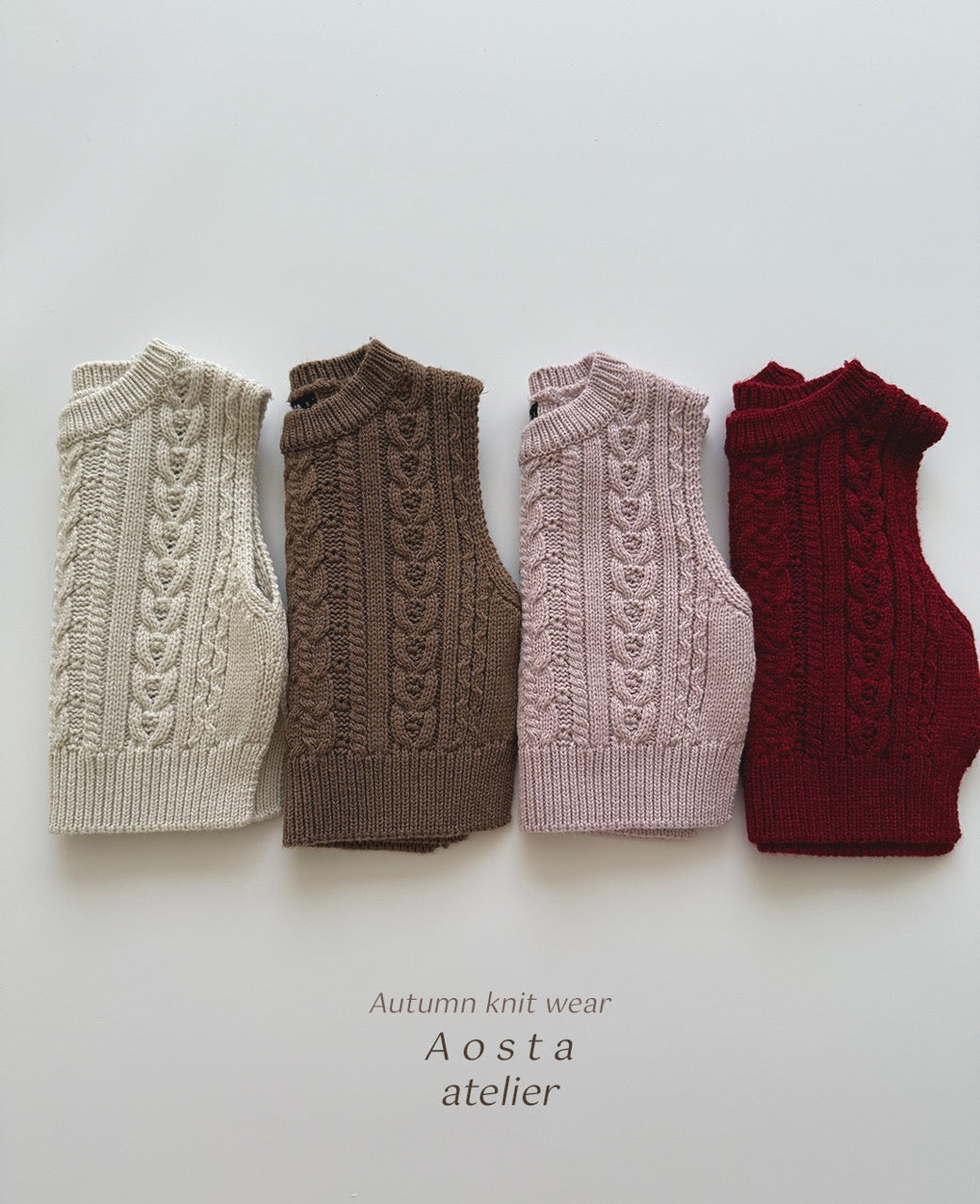 韓國童裝 25秋 | AO25305 Knit Vest