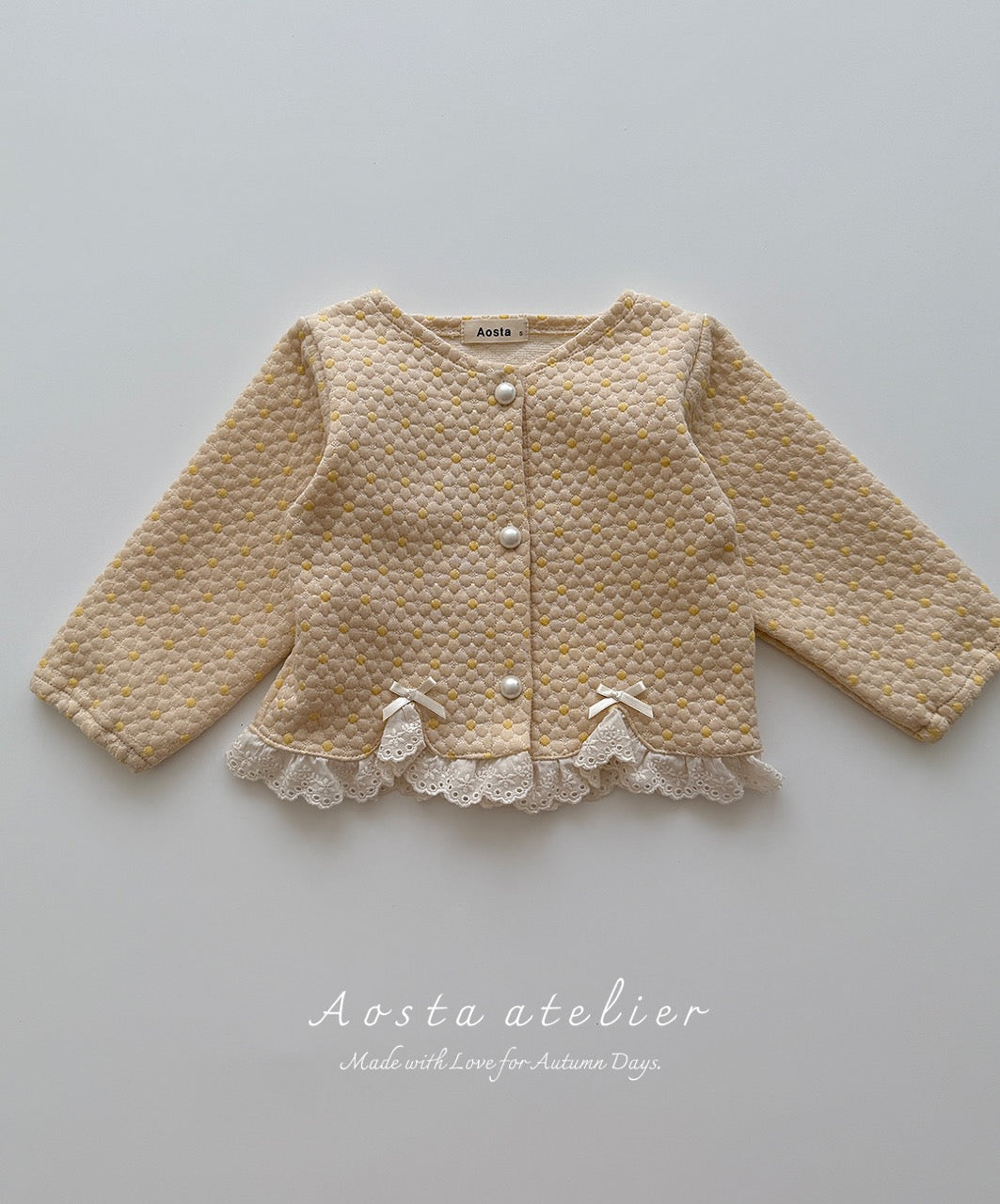 韓國童裝 25秋 | AO25313 Lovely Cardigan