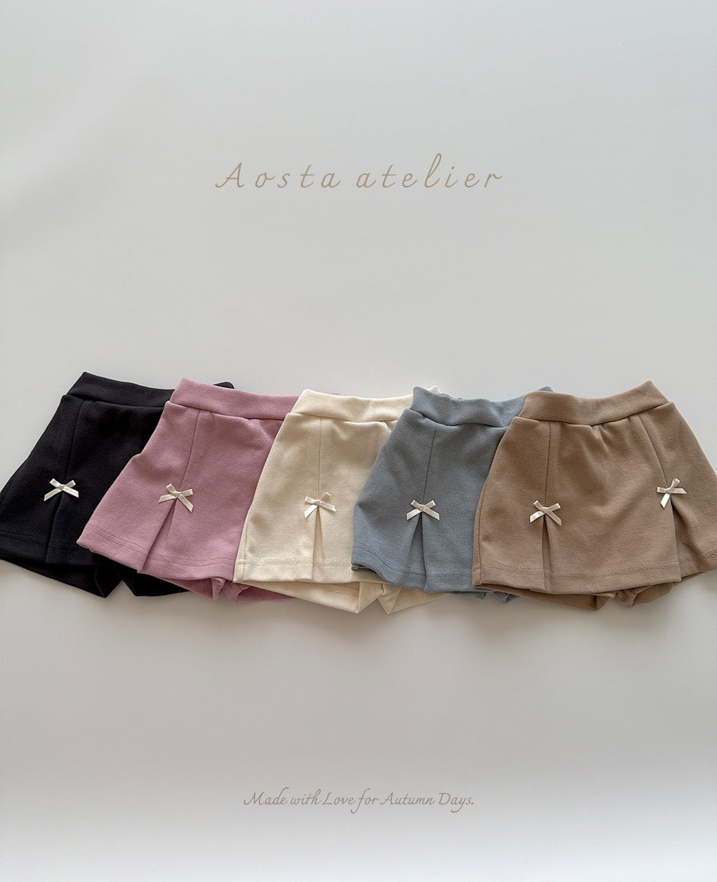 韓國童裝 25秋 | AO25346 Jelly Skirt Pants