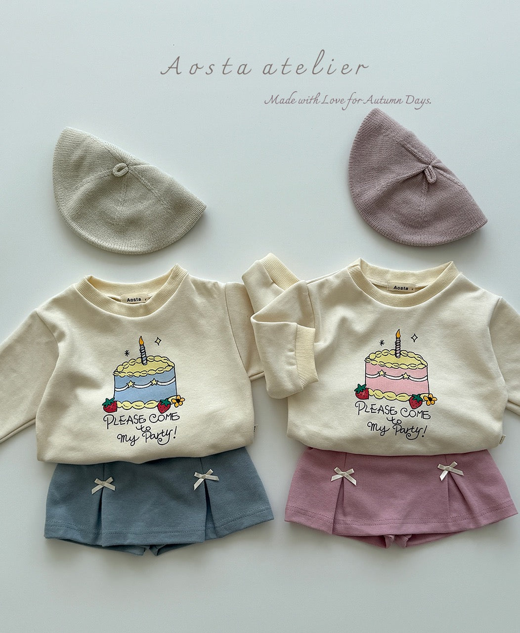 韓國童裝 25秋 | AO25351 Cake MTM