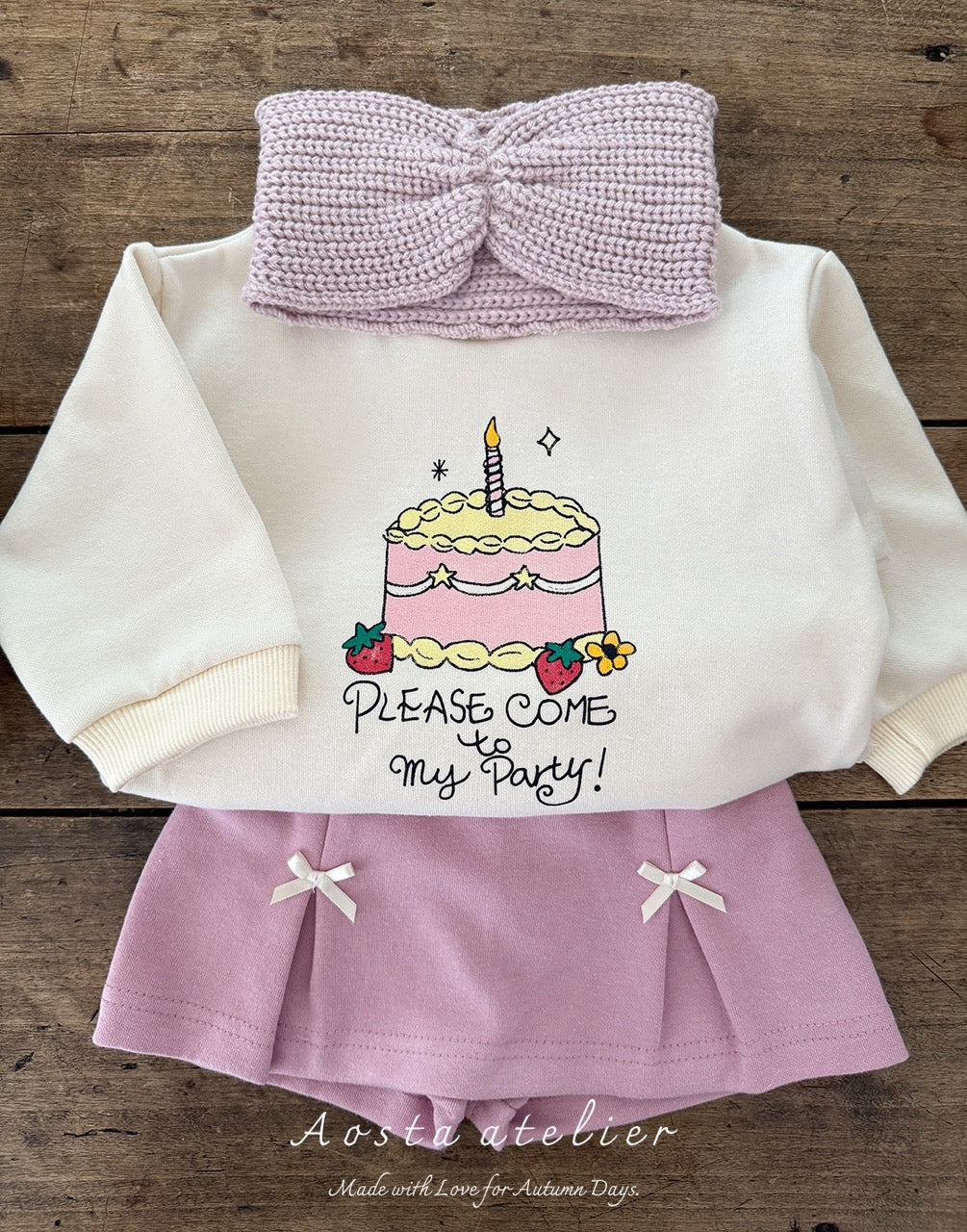 韓國童裝 25秋 | AO25351 Cake MTM