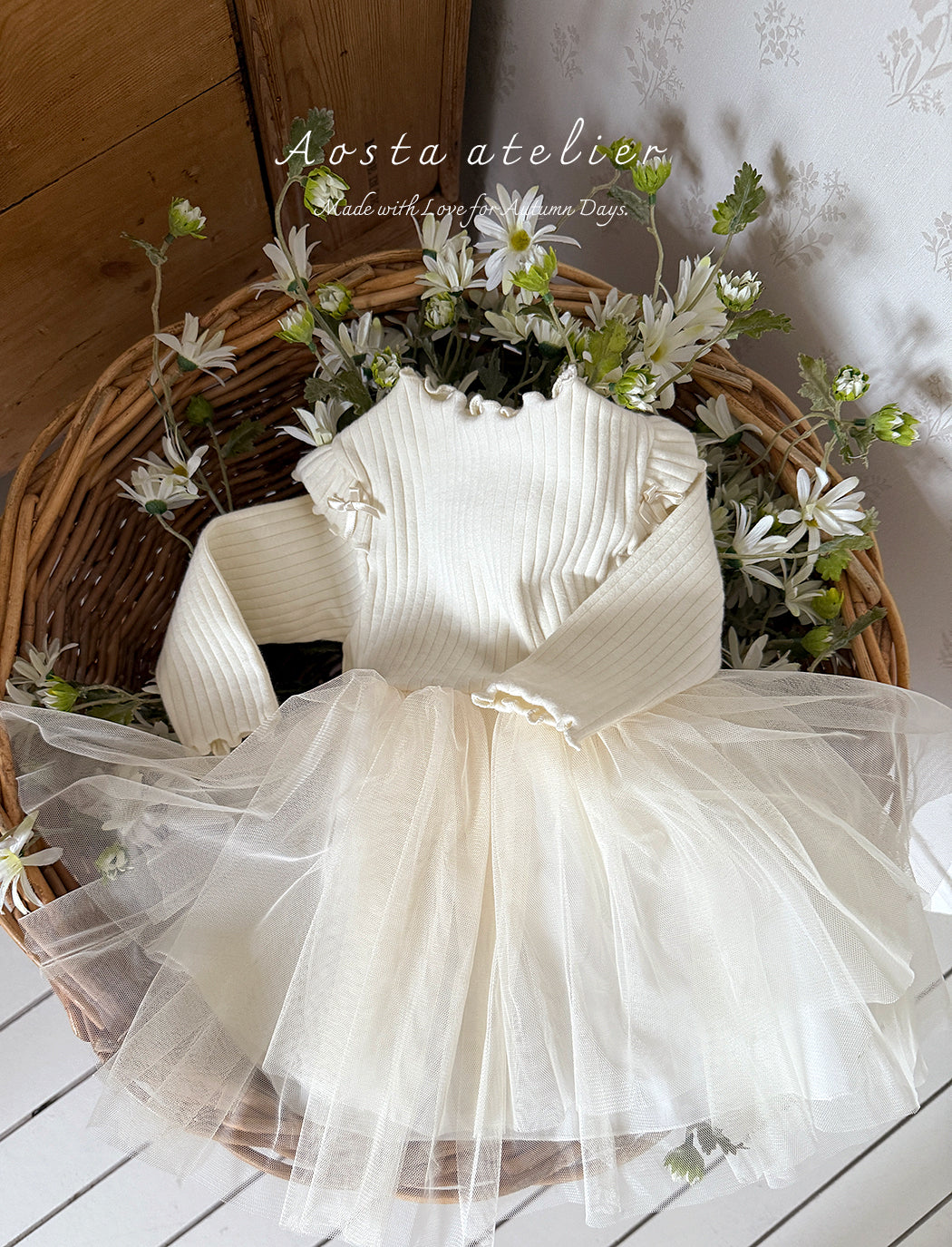 韓國童裝 25秋 | AO25302 Camellia Dress