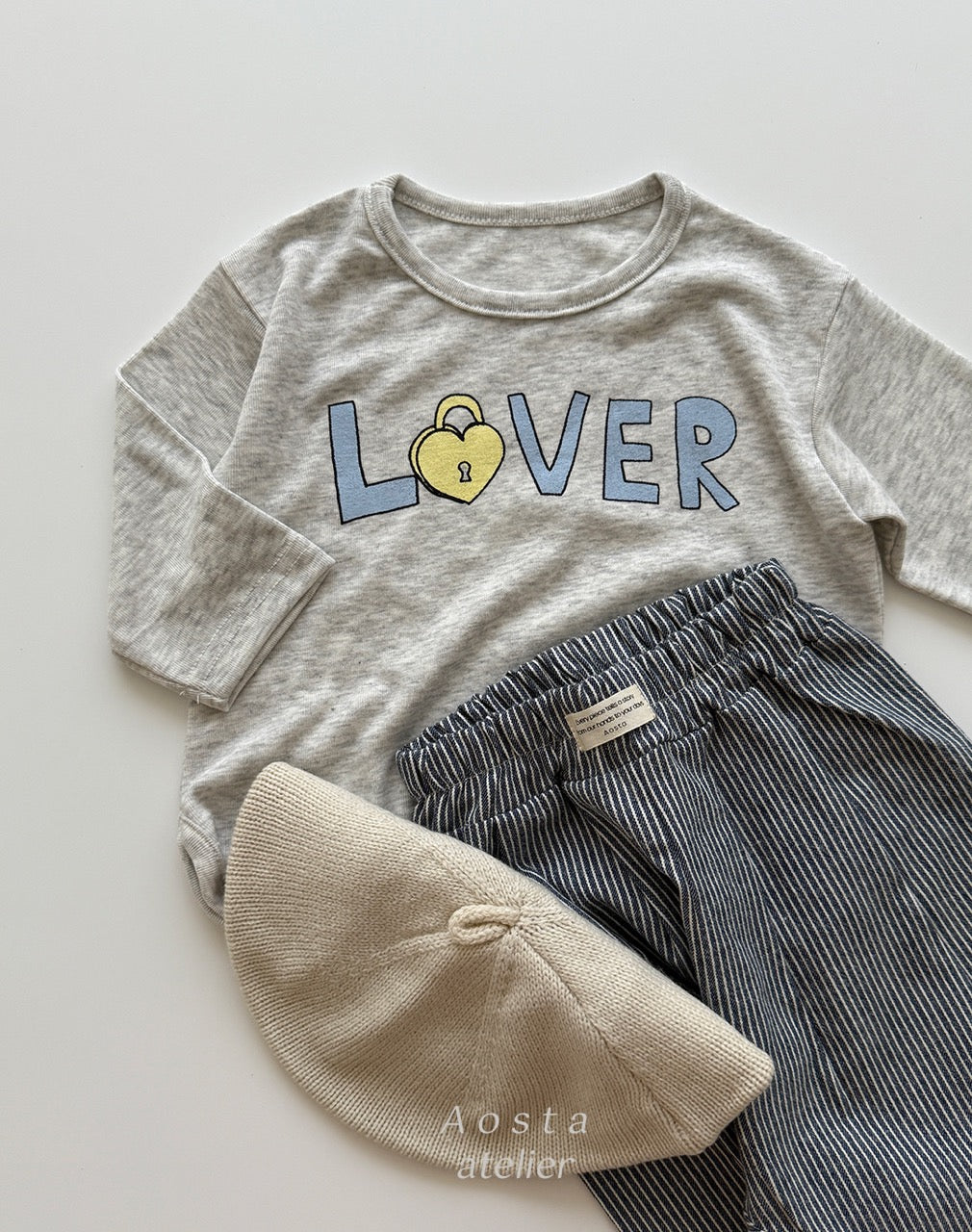 韓國童裝 25秋 | AO25312 Lover Tee
