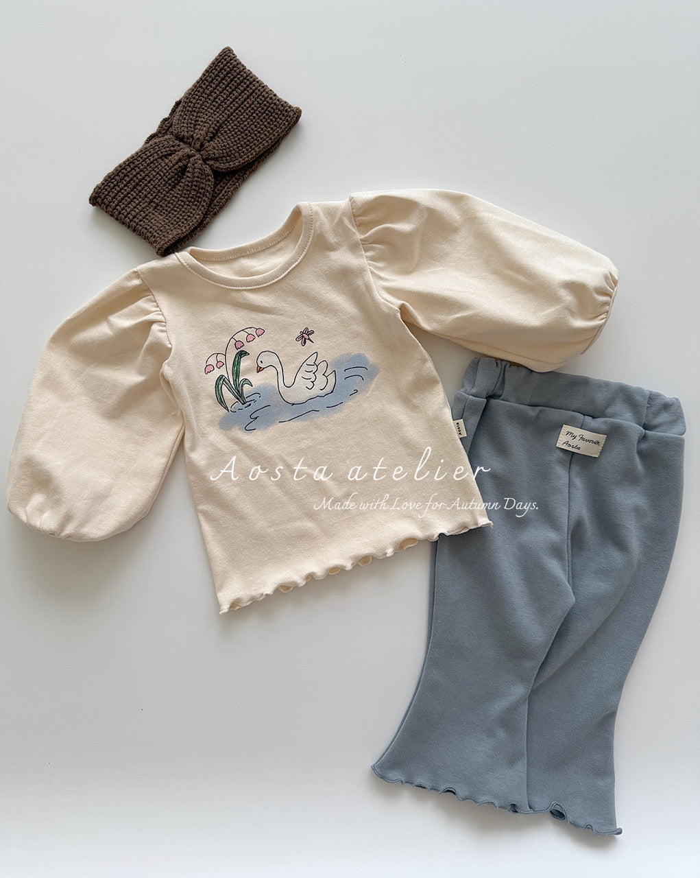 韓國童裝 25秋 | AO25323 Le Puff Tee