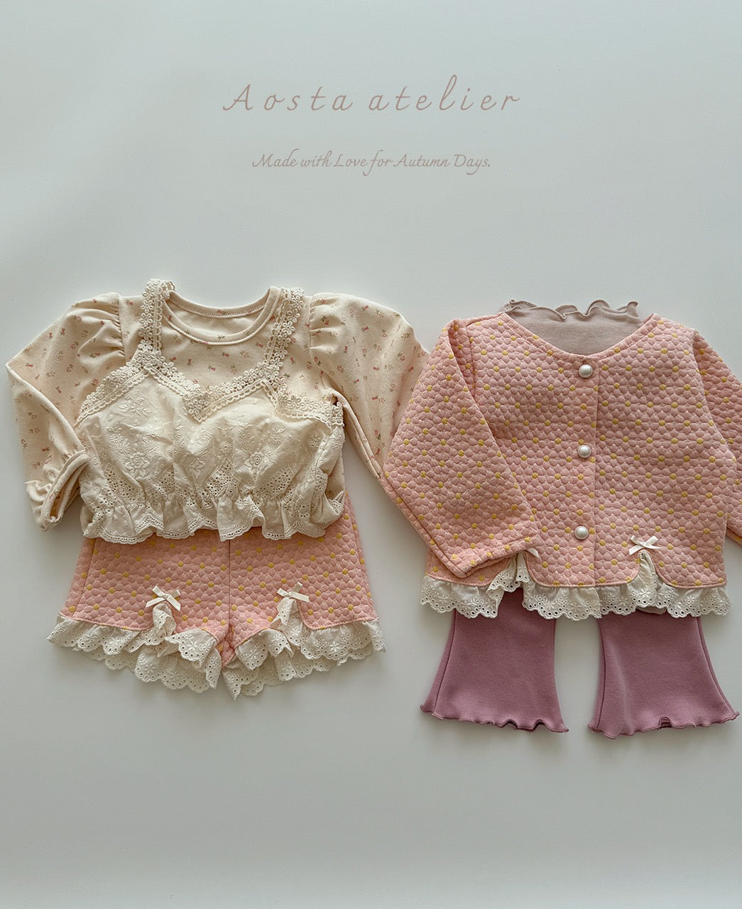韓國童裝 25秋 | AO25314 Lovely Pants