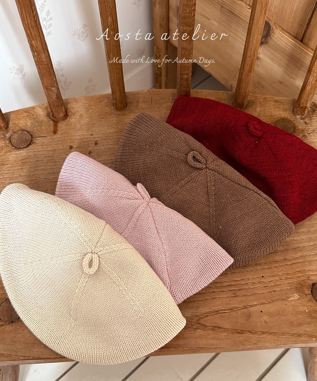 韓國童裝 25秋 | AO25304 Knit Beret