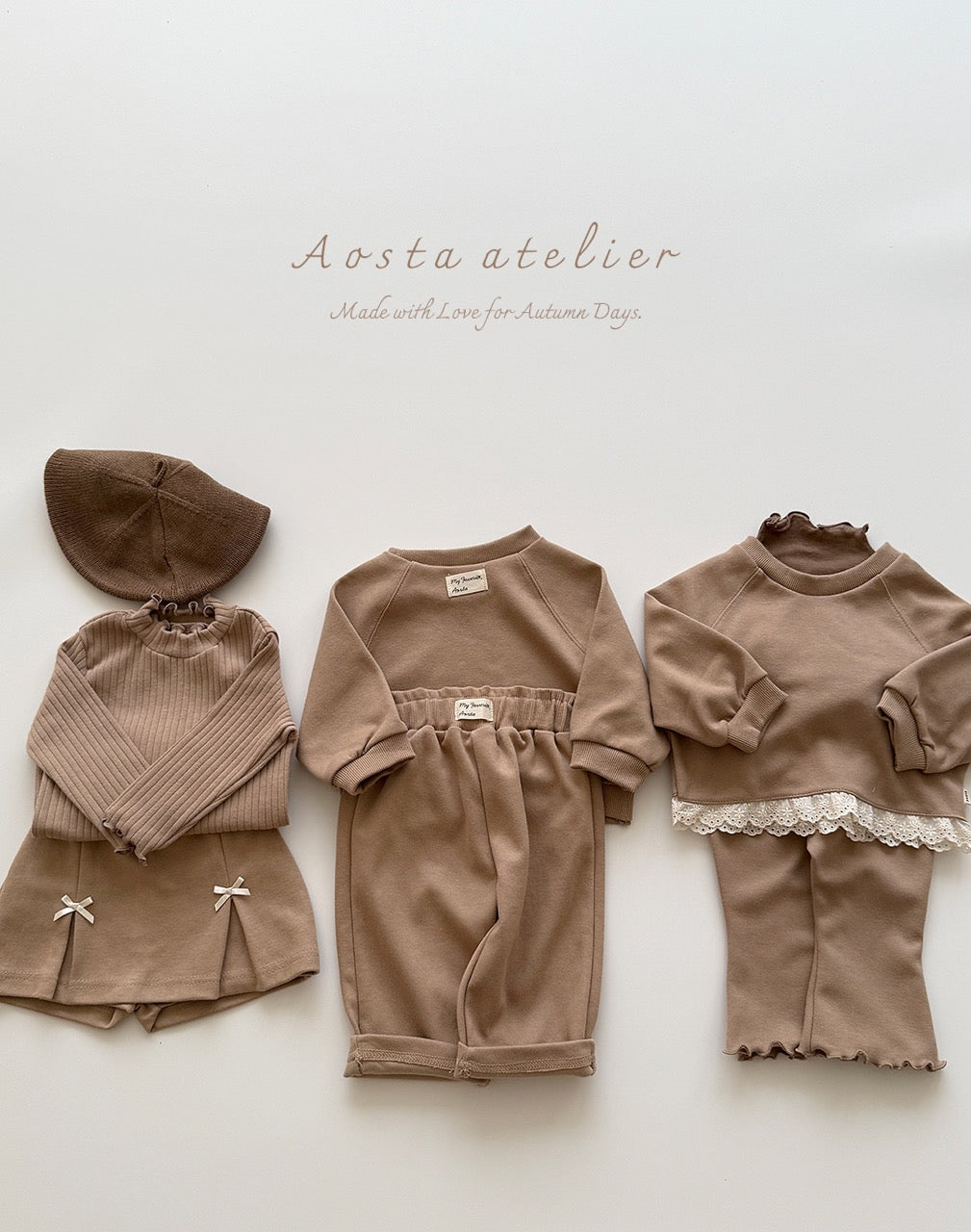 韓國童裝 25秋 | AO25303 Camellia Tee