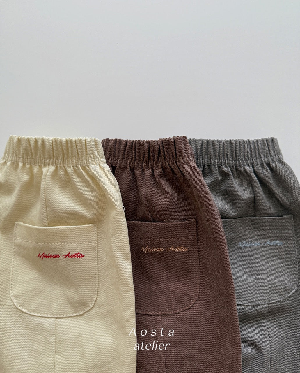 韓國童裝 25秋 | AO25328 Maison Pants