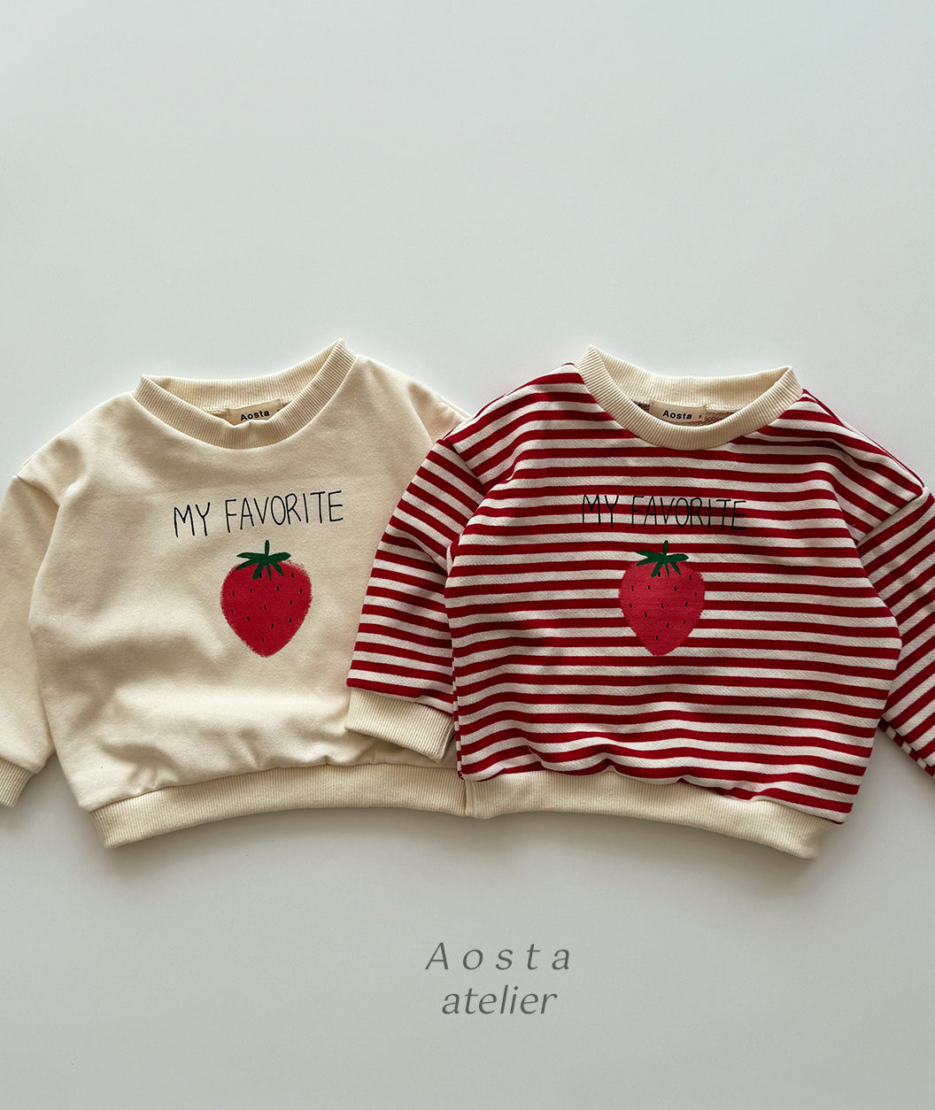 韓國童裝 25秋 | AO25311 Strawberry MTM