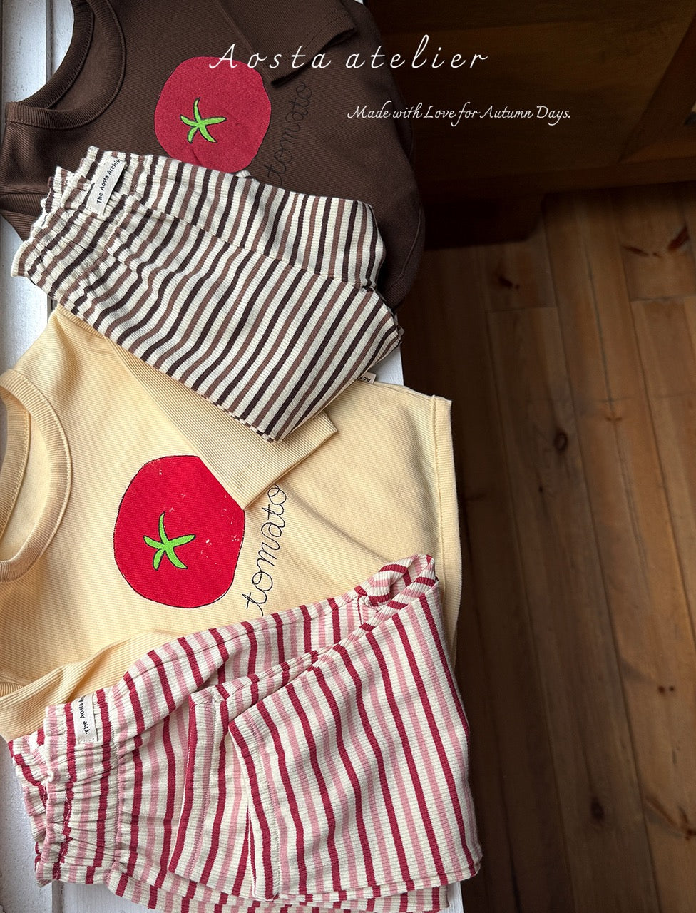 韓國童裝 25秋 | AO25352 Tomato Tee