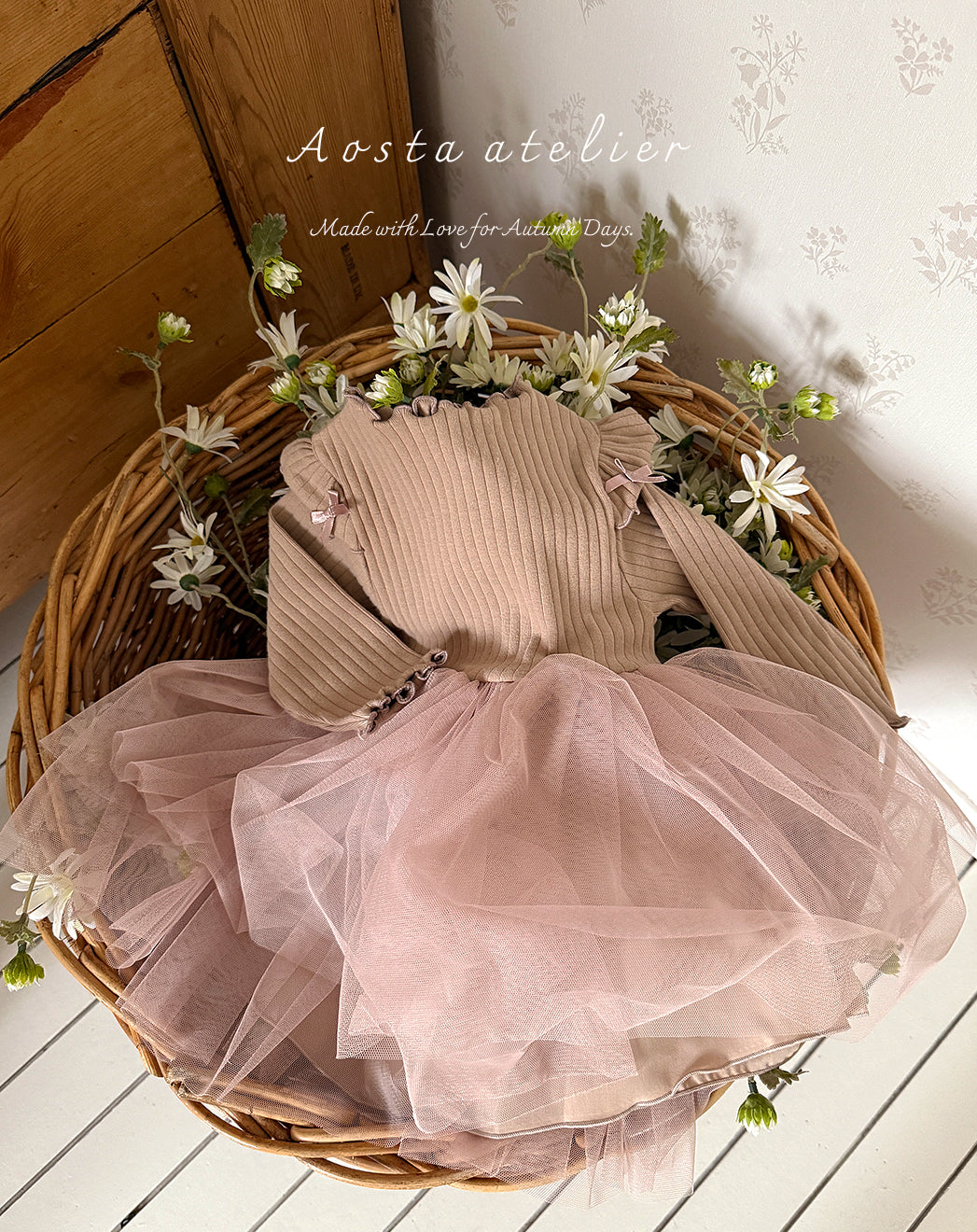 韓國童裝 25秋 | AO25302 Camellia Dress