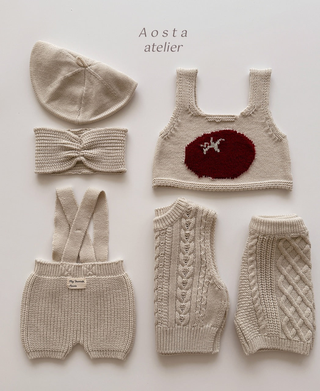 韓國童裝 25秋 | AO25304 Knit Beret
