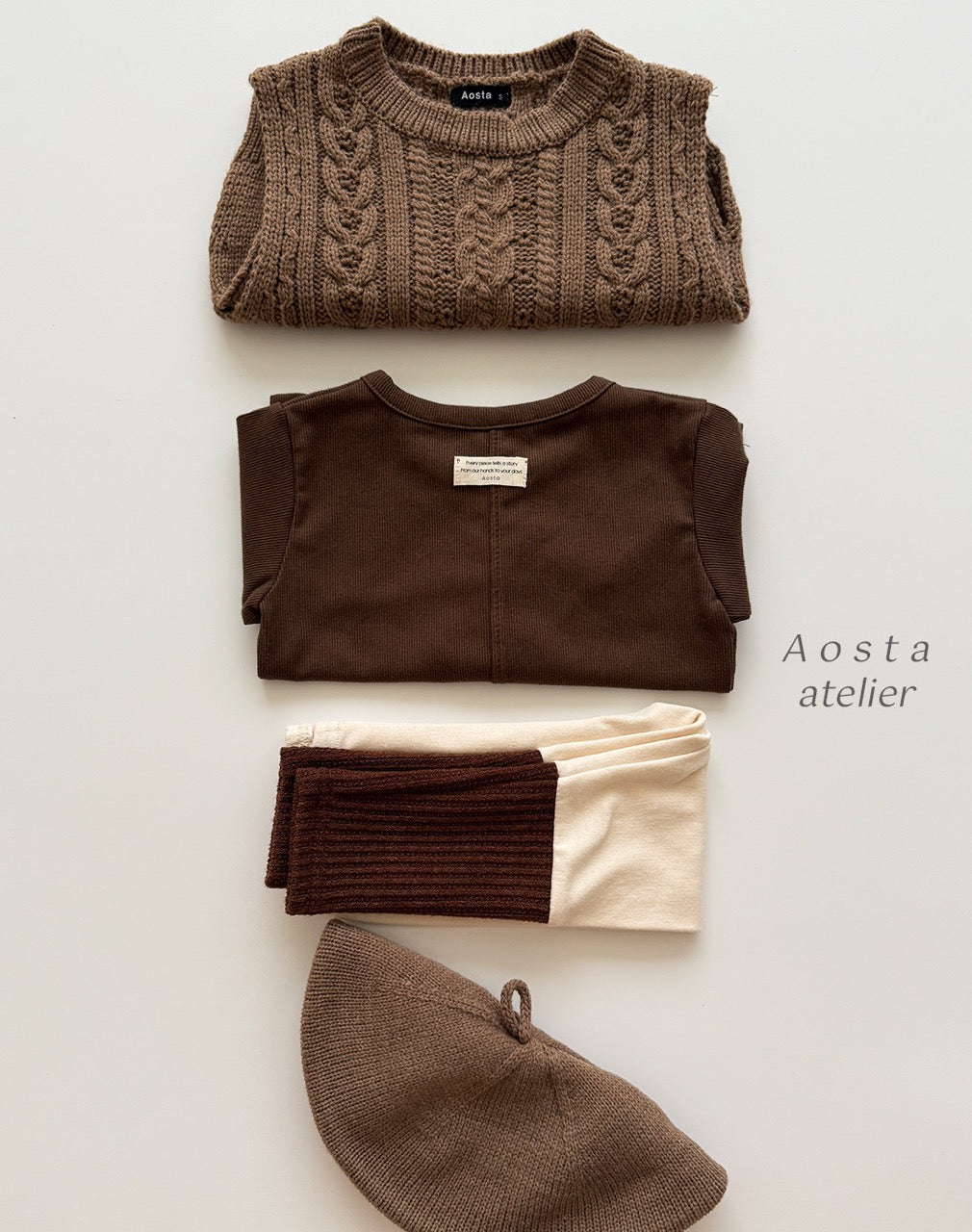 韓國童裝 25秋 | AO25304 Knit Beret