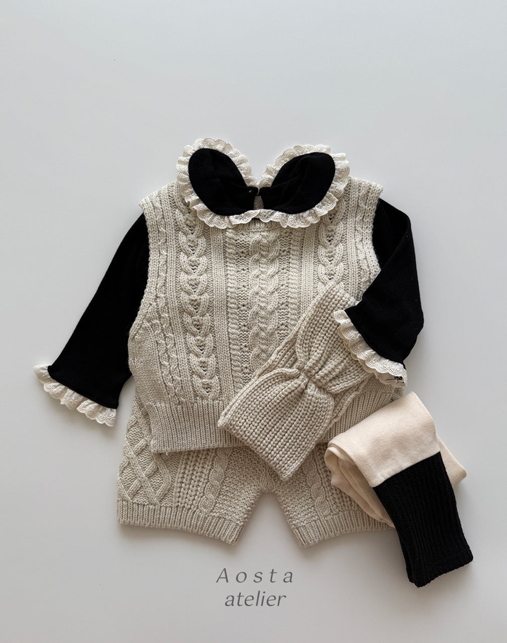 韓國童裝 25秋 | AO25341 Jennie Collar Tee