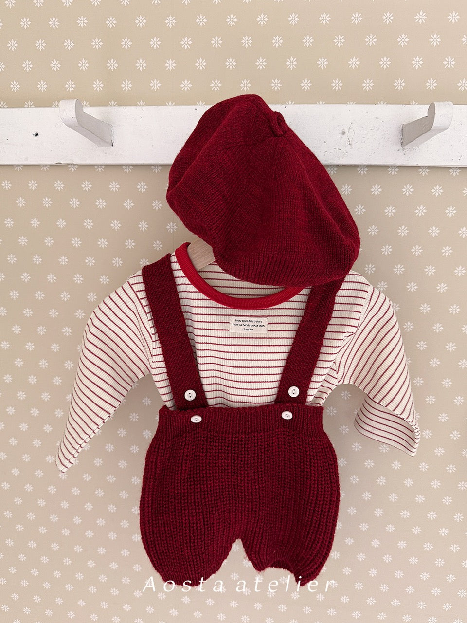 韓國童裝 25秋 | AO25306 Knit Overalls (Baby)