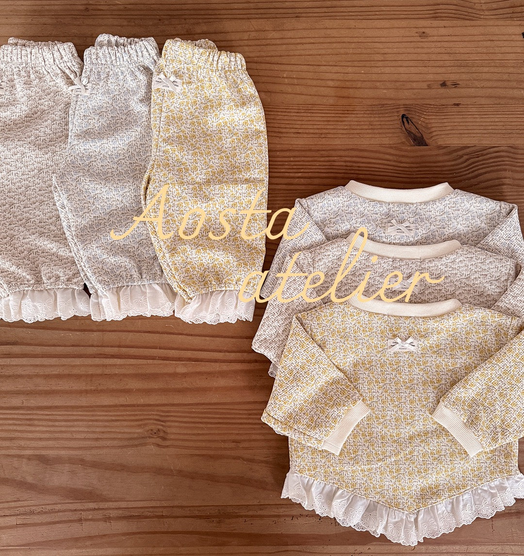 韓國童裝 25秋 | AO25325 Ribbonbon Pants