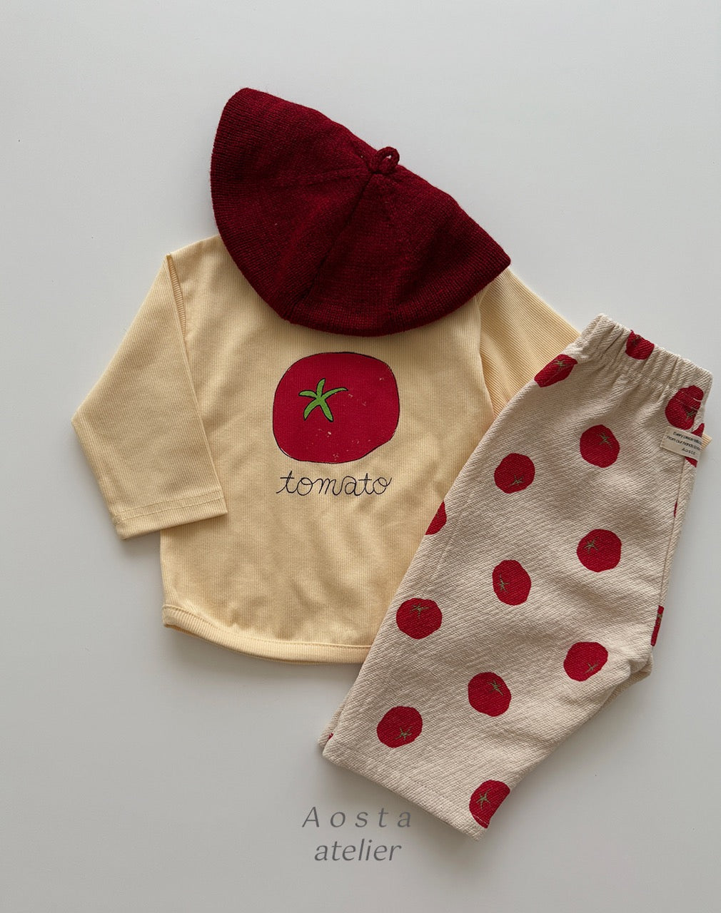 韓國童裝 25秋 | AO25352 Tomato Tee