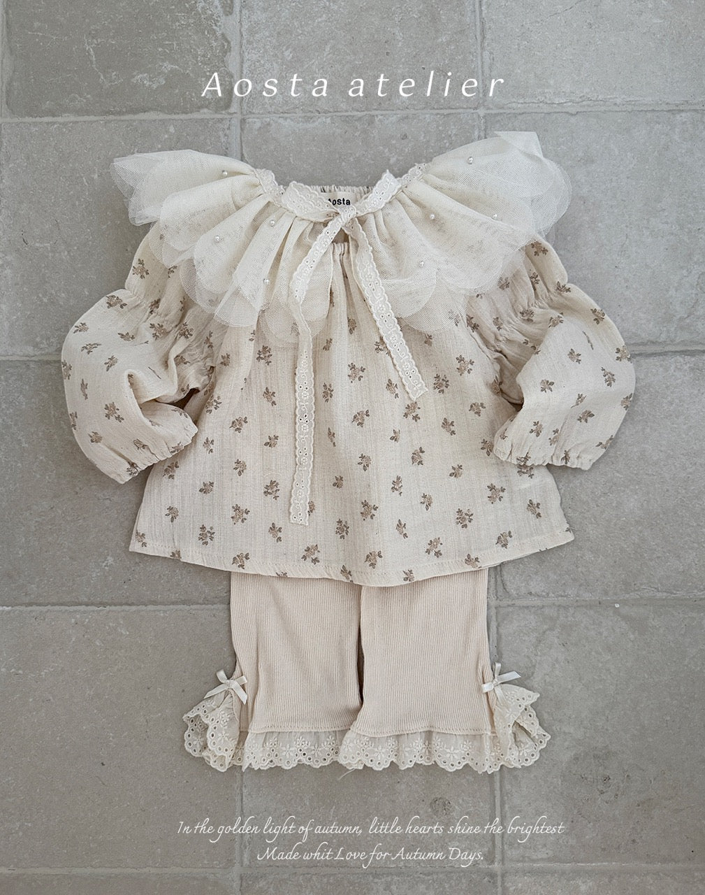 韓國童裝 25秋 | AO25337 Emily Blouse