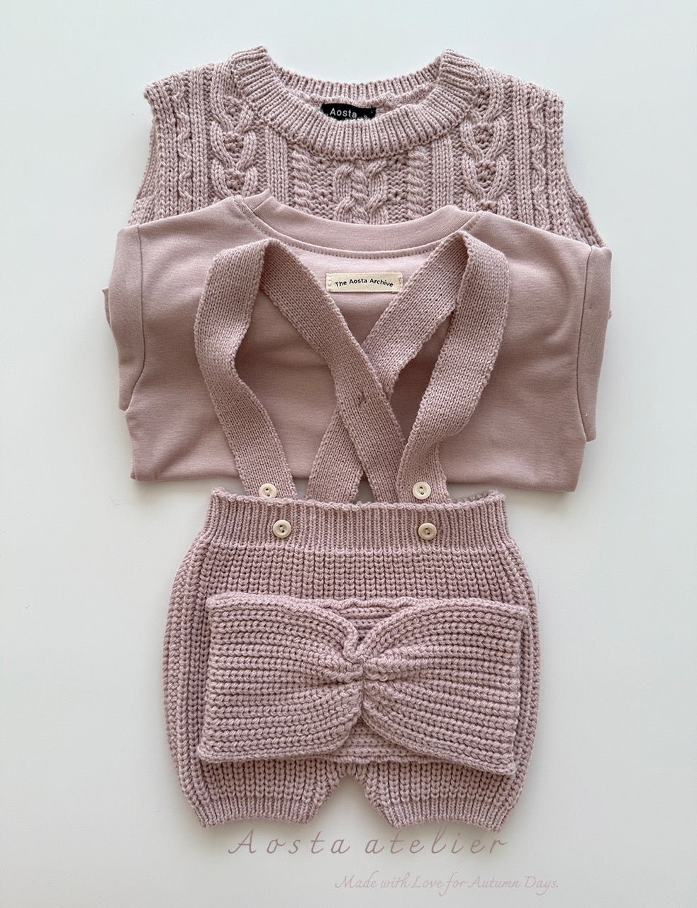 韓國童裝 25秋 | AO25305 Knit Vest