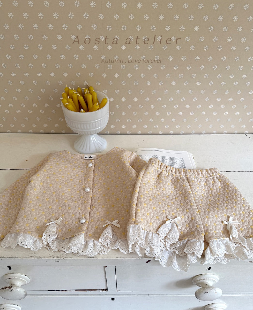 韓國童裝 25秋 | AO25313 Lovely Cardigan