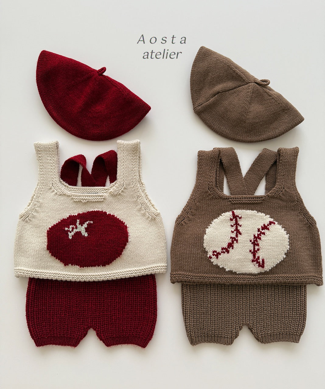 韓國童裝 25秋 | AO25306 Knit Overalls (Baby)