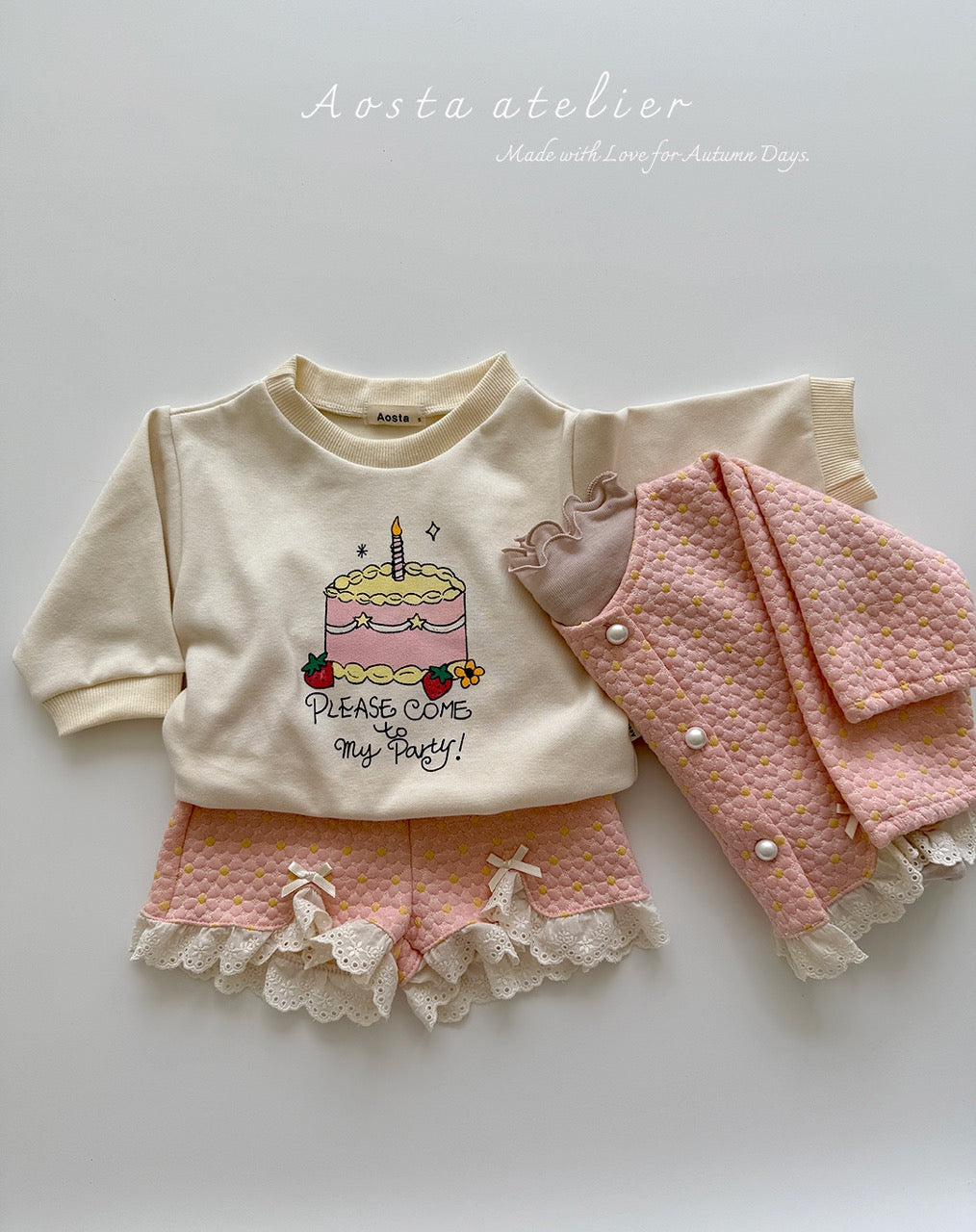 韓國童裝 25秋 | AO25314 Lovely Pants