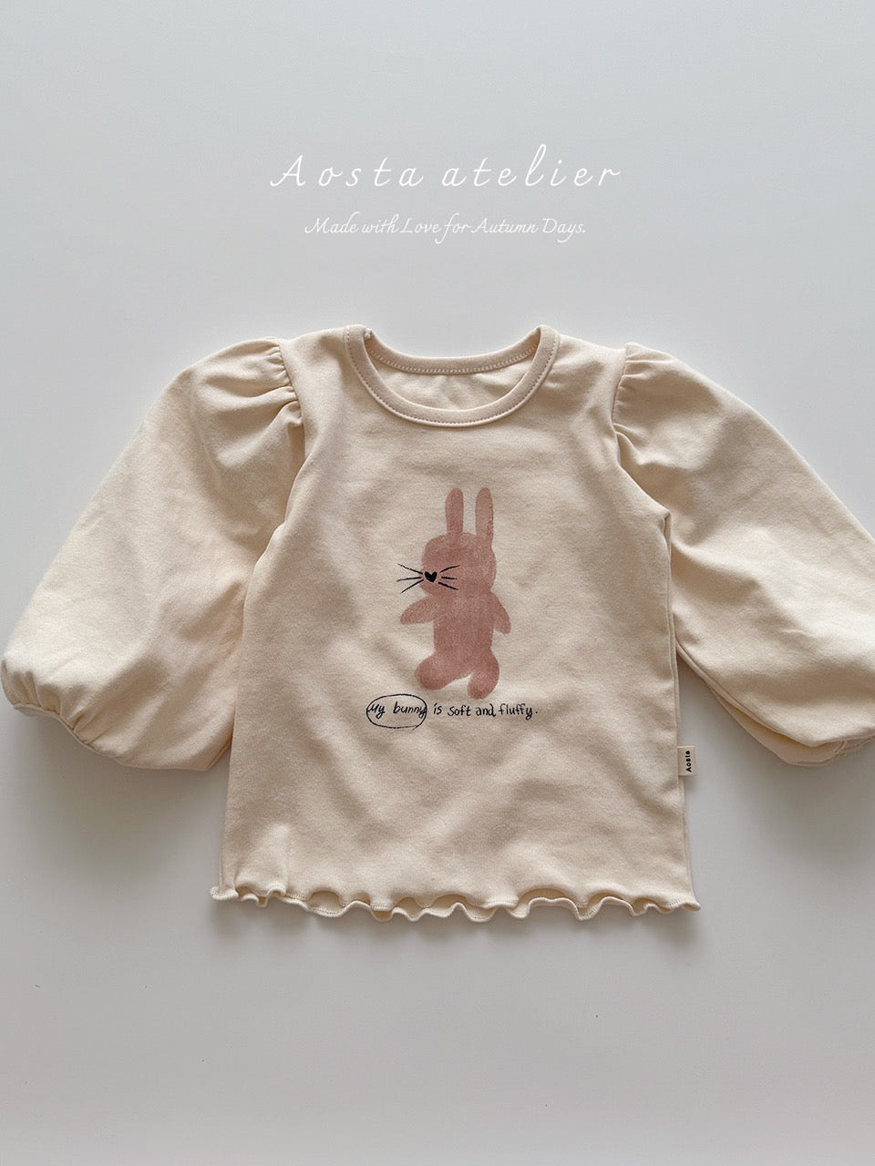 韓國童裝 25秋 | AO25323 Le Puff Tee