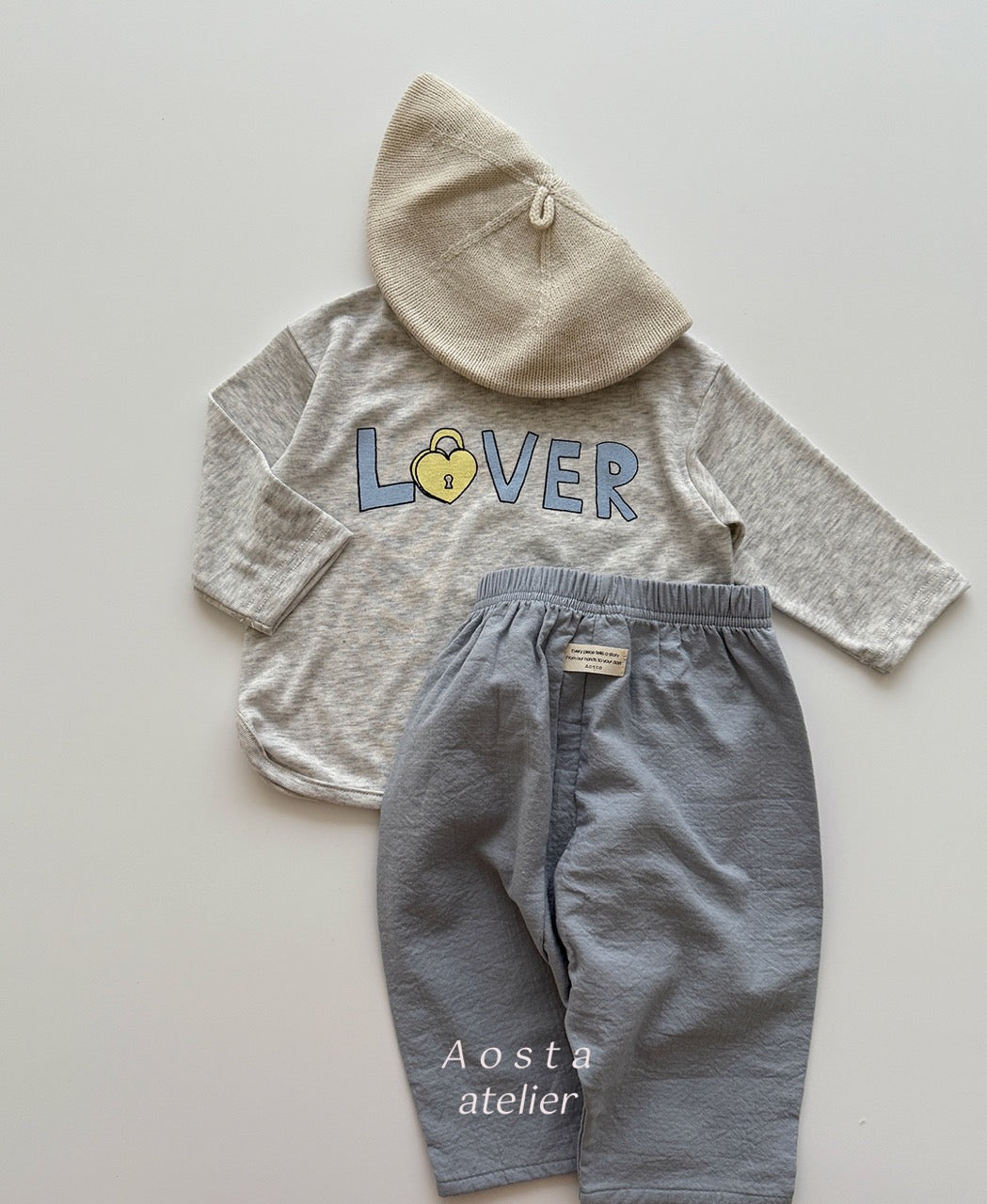 韓國童裝 25秋 | AO25312 Lover Tee