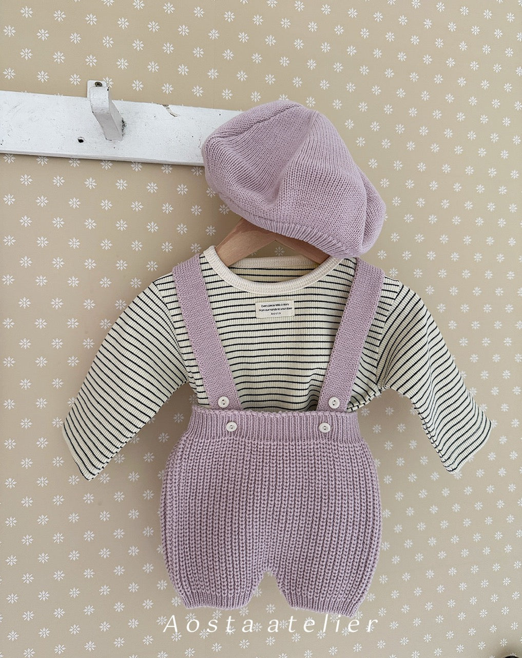 韓國童裝 25秋 | AO25306 Knit Overalls (Baby)