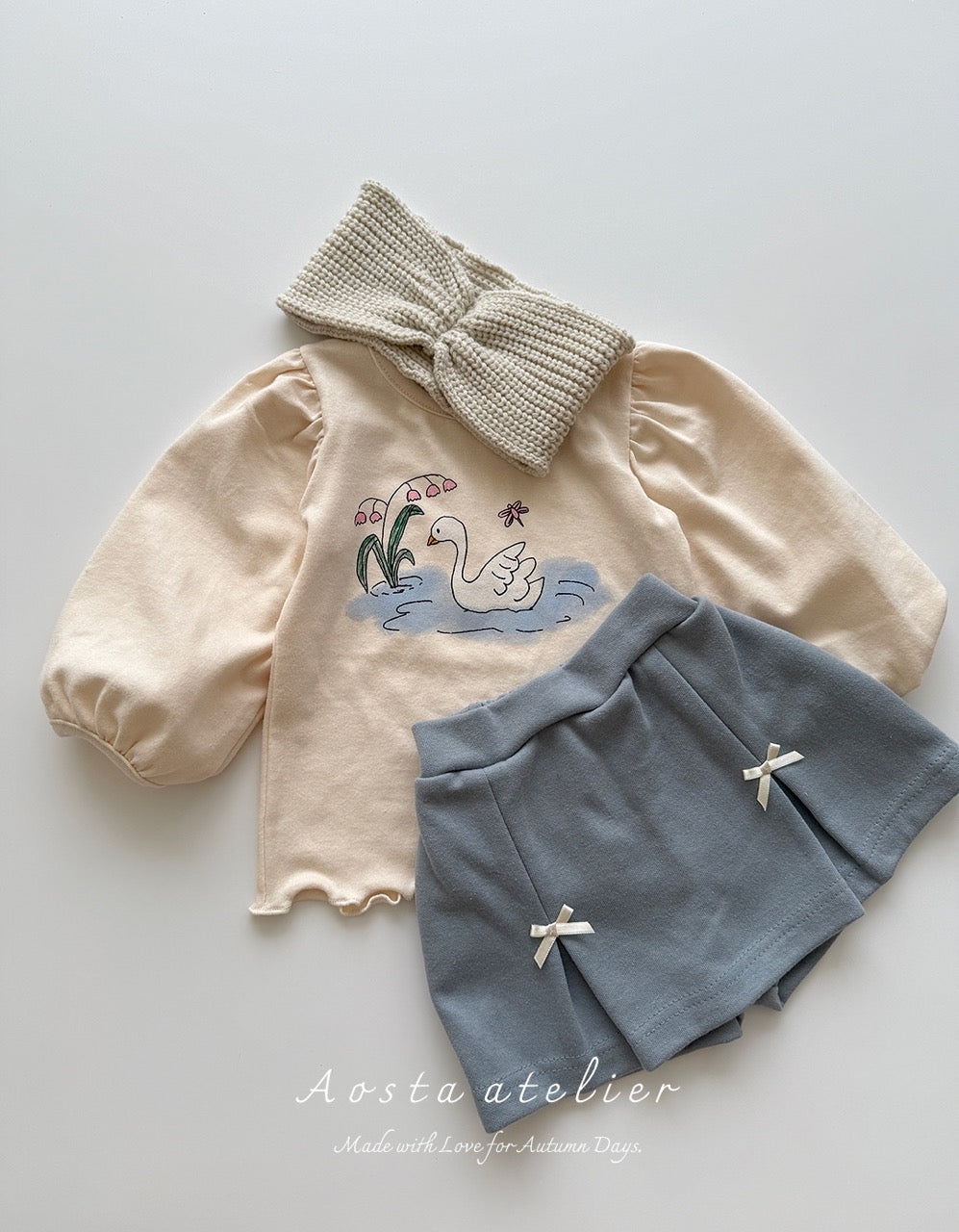 韓國童裝 25秋 | AO25346 Jelly Skirt Pants