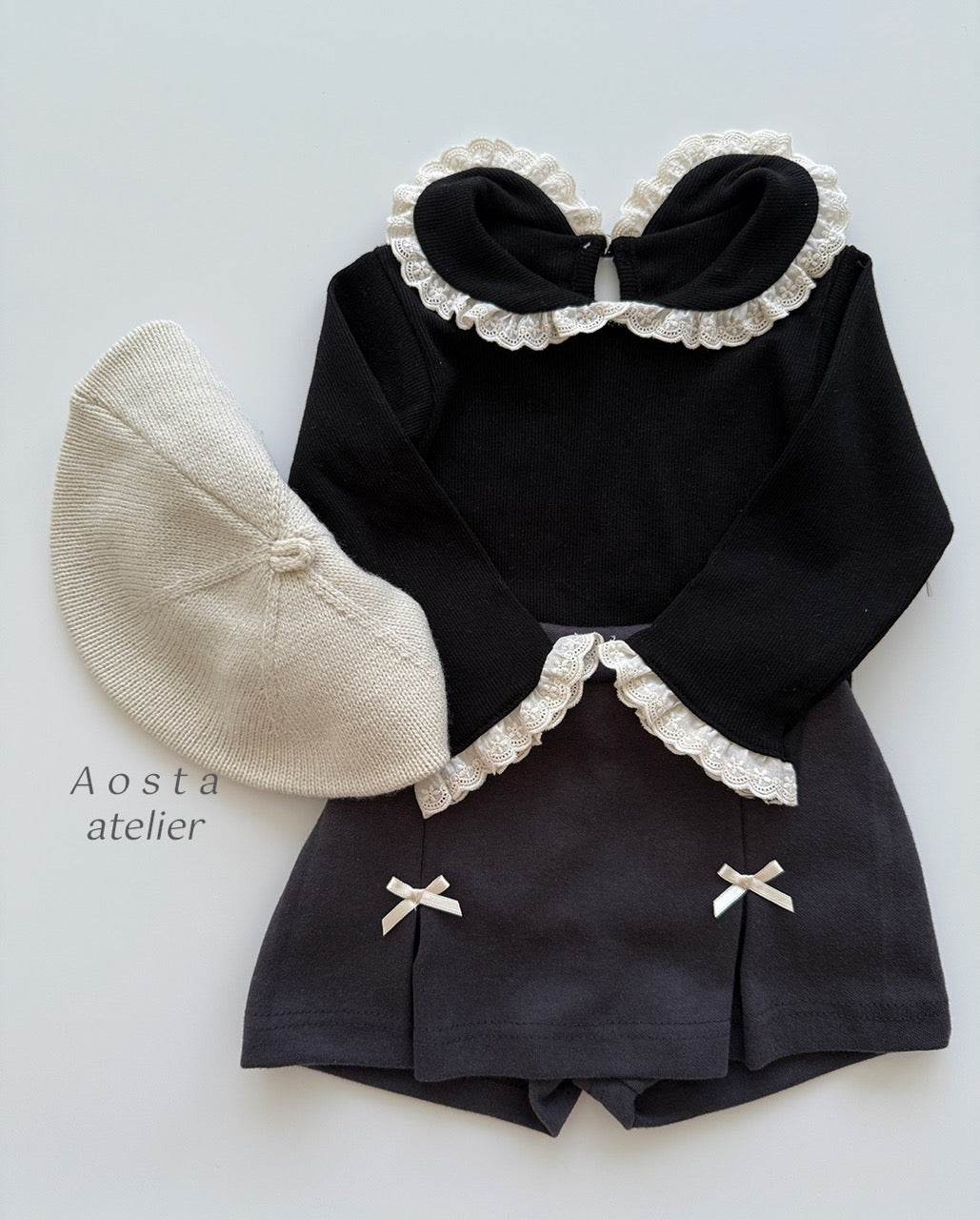 韓國童裝 25秋 | AO25341 Jennie Collar Tee