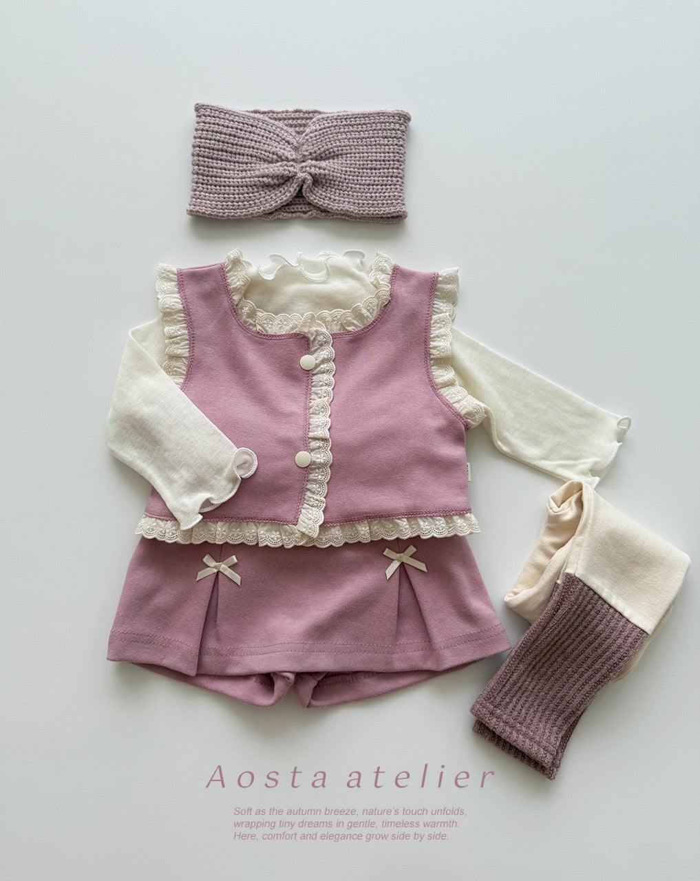 韓國童裝 25秋 | AO25346 Jelly Skirt Pants