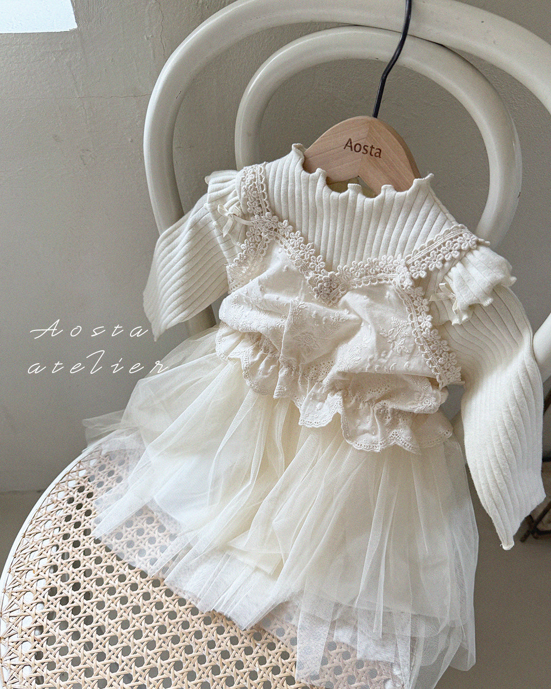 韓國童裝 25秋 | AO25302 Camellia Dress