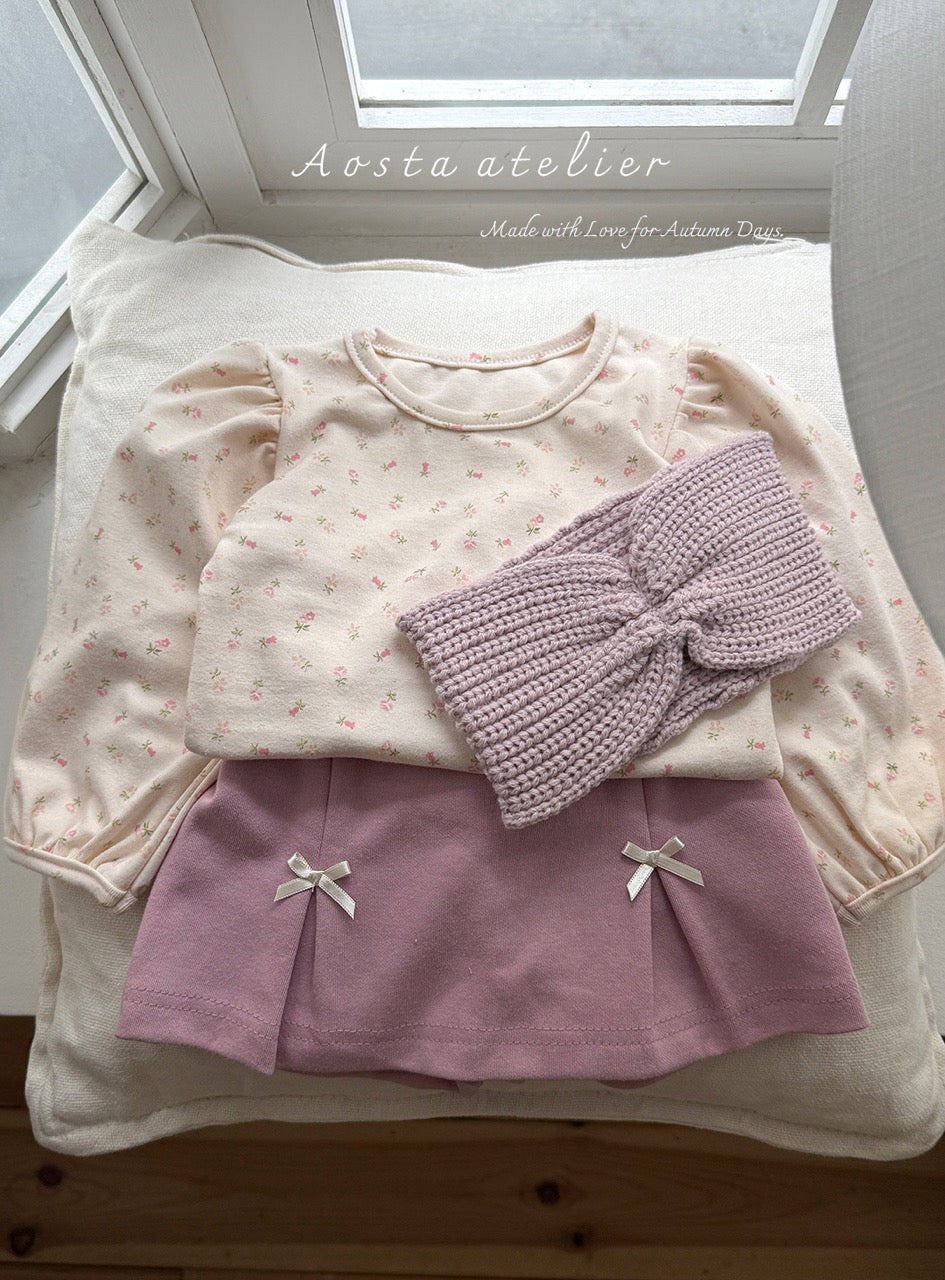 韓國童裝 25秋 | AO25323 Le Puff Tee