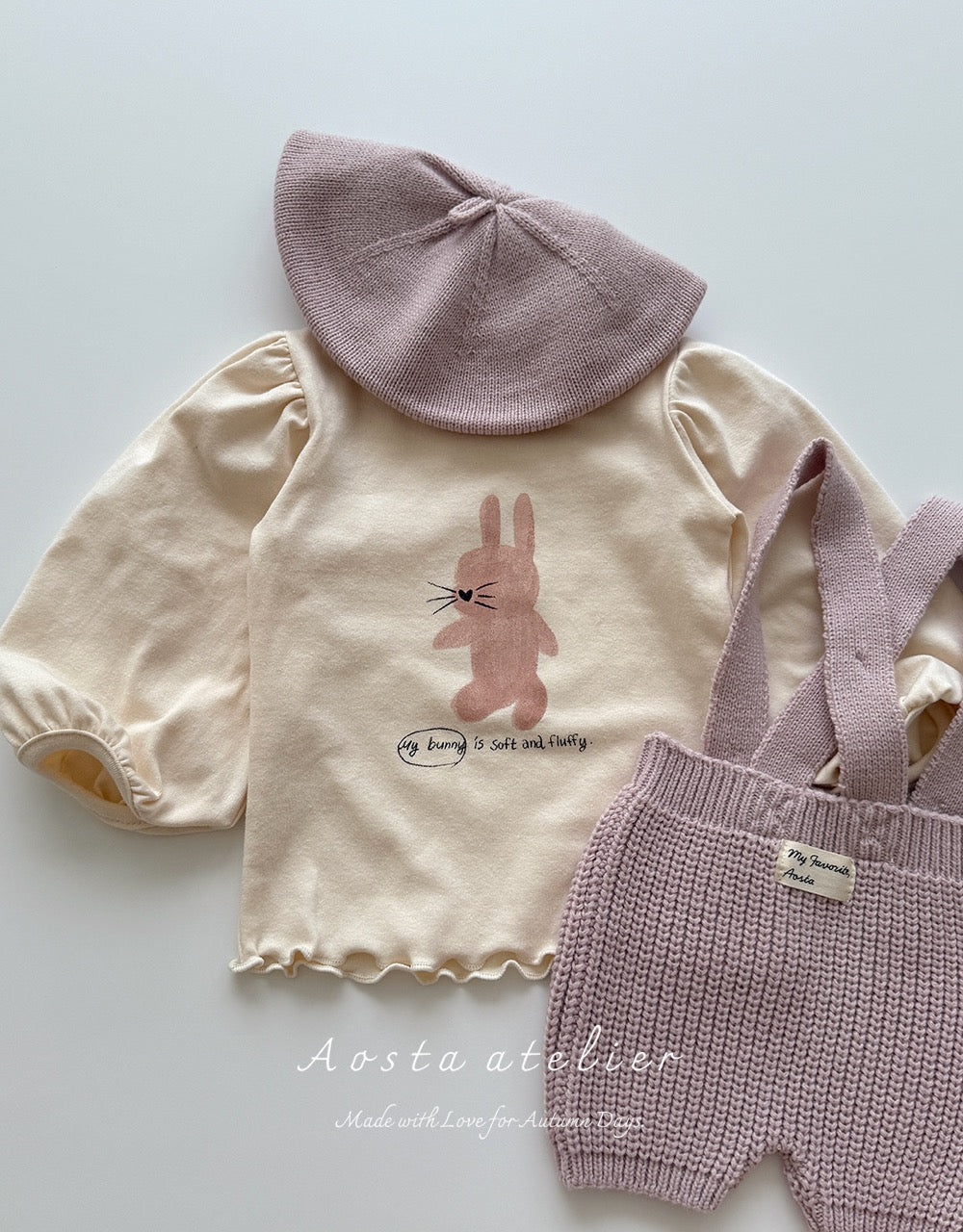 韓國童裝 25秋 | AO25323 Le Puff Tee