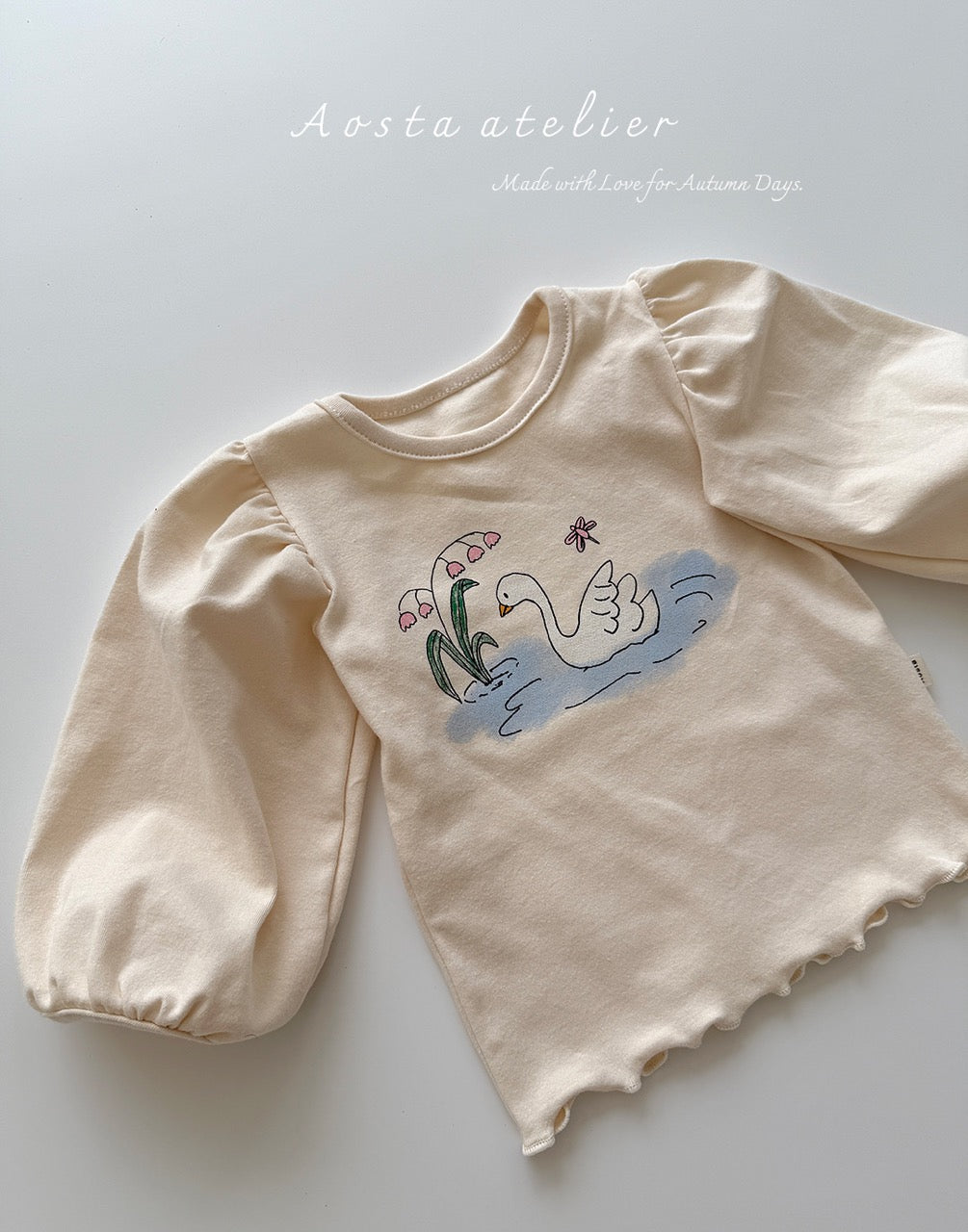 韓國童裝 25秋 | AO25323 Le Puff Tee
