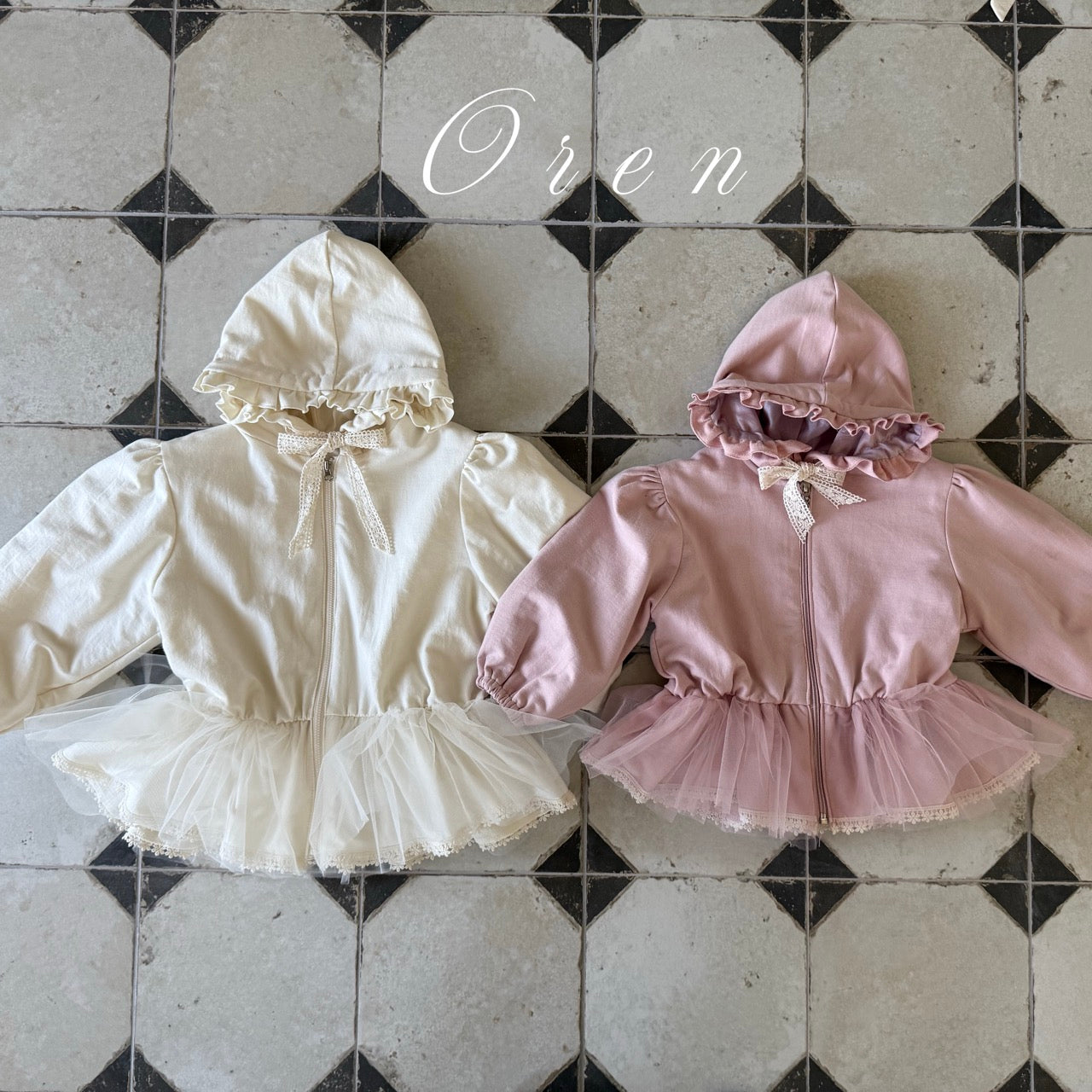 韓國童裝 25秋 | OR25331 Olivia Hooded Jumper
