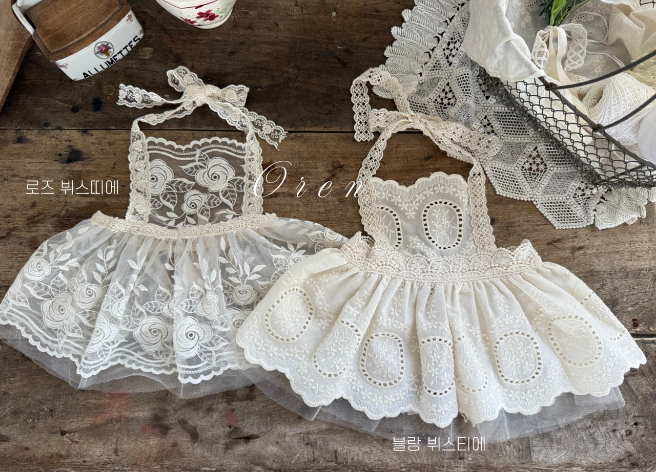韓國童裝 25秋 | OR25348 Rose Bustier